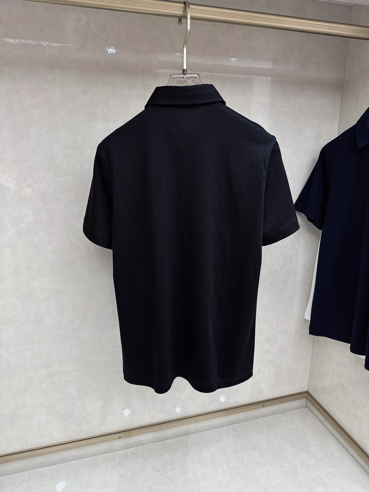 BC 2026顶级品质BC徽标刺绣衬衫领棉质短袖T恤，三标齐全，原版定制logo刻字纽扣，定织顶级220