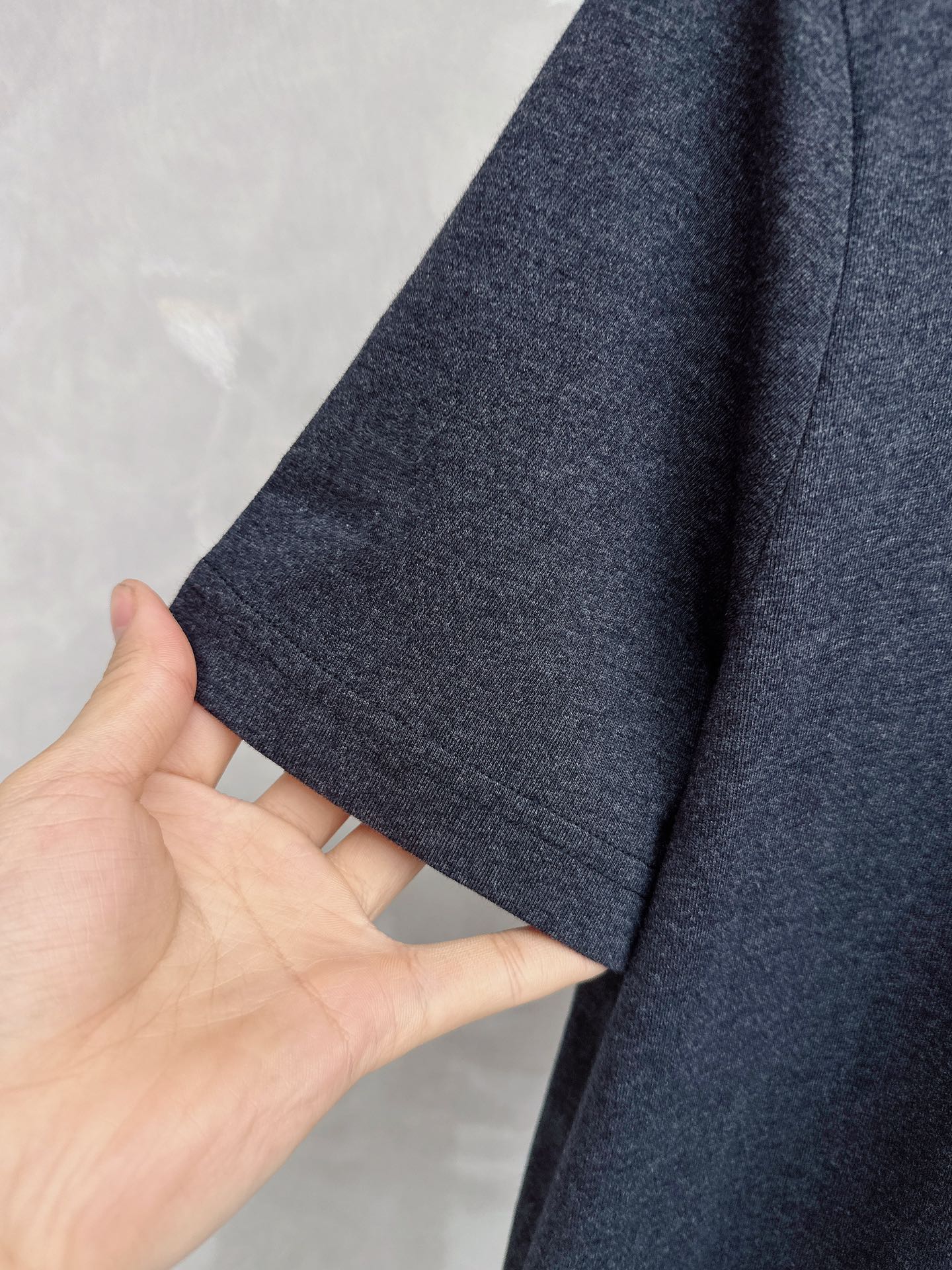 Loro piana 顶级品质Loro piana徽标刺绣衬衫领彩棉短袖T恤，三标齐全，原版定制logo