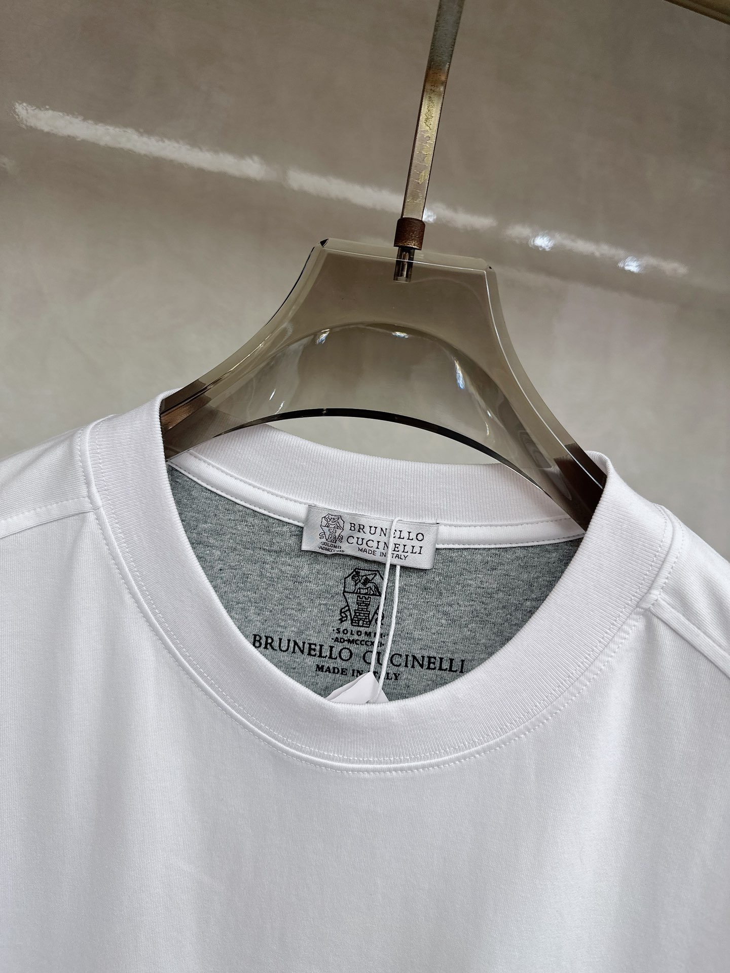 BC 2026顶级品质BC徽标刺绣圆领棉质短袖T恤，原版定织顶级220g纯棉平纹针织面料，手感如丝绸般柔