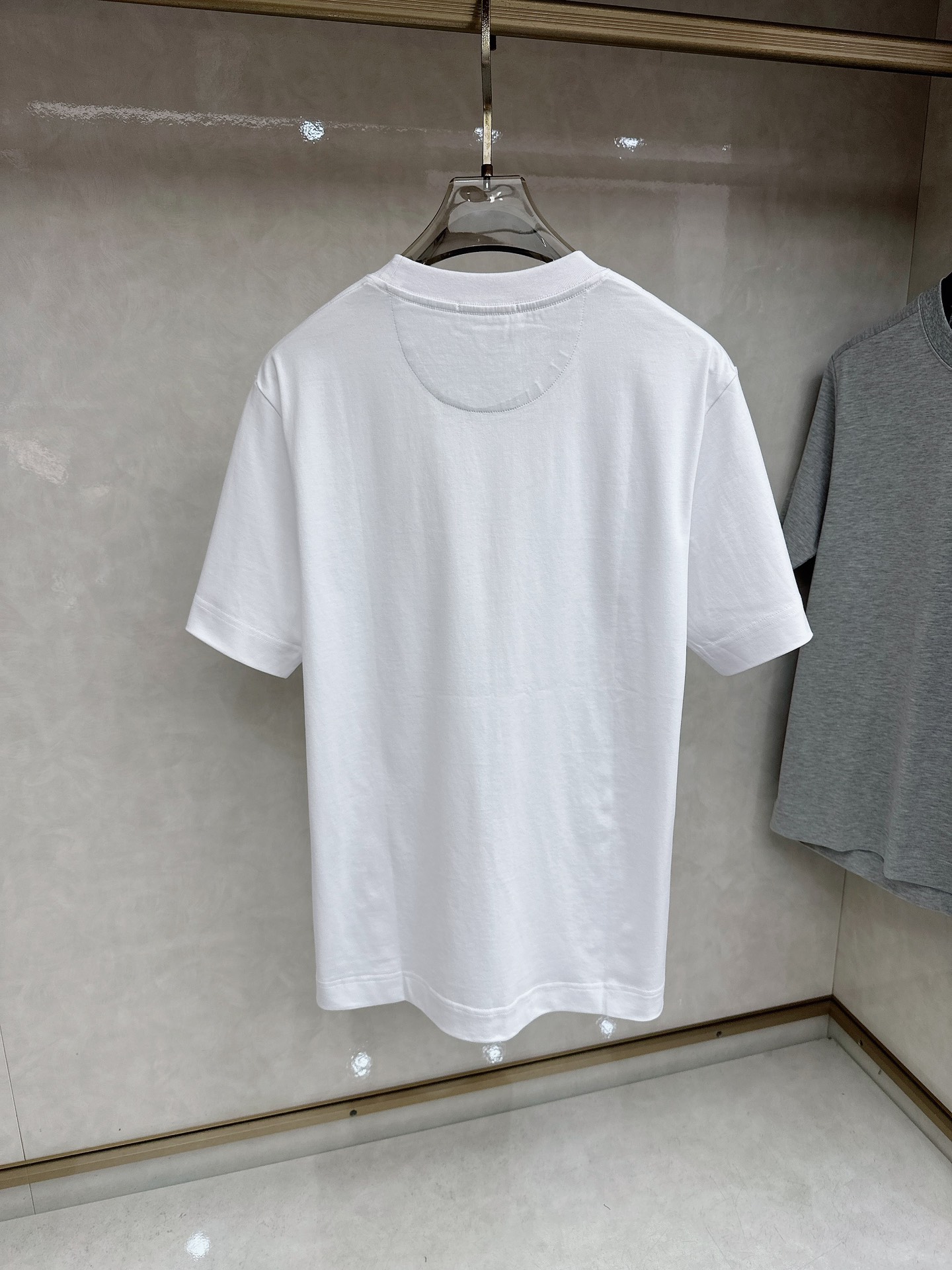 BC 2026顶级品质BC徽标刺绣圆领棉质短袖T恤，原版定织顶级220g纯棉平纹针织面料，手感如丝绸般柔