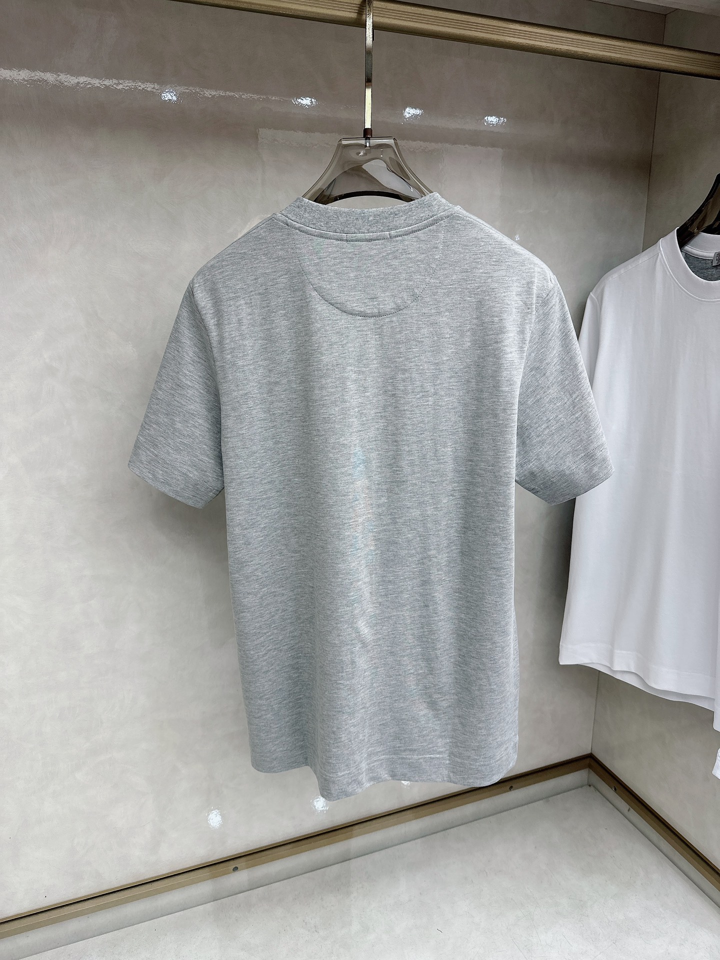 BC 2026顶级品质BC徽标刺绣圆领棉质短袖T恤，原版定织顶级220g纯棉平纹针织面料，手感如丝绸般柔