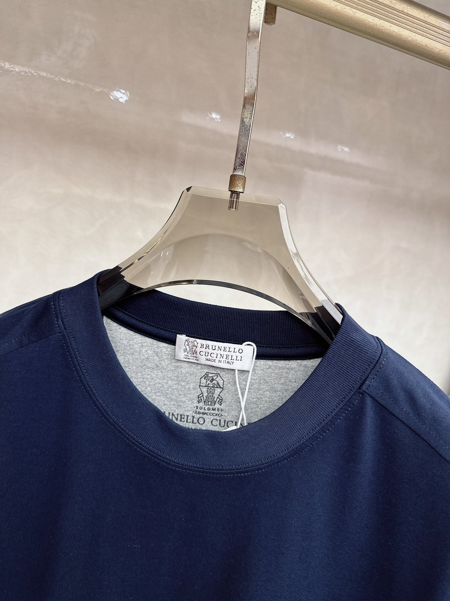 BC 2026顶级品质BC徽标刺绣圆领棉质短袖T恤，原版定织顶级220g纯棉平纹针织面料，手感如丝绸般柔