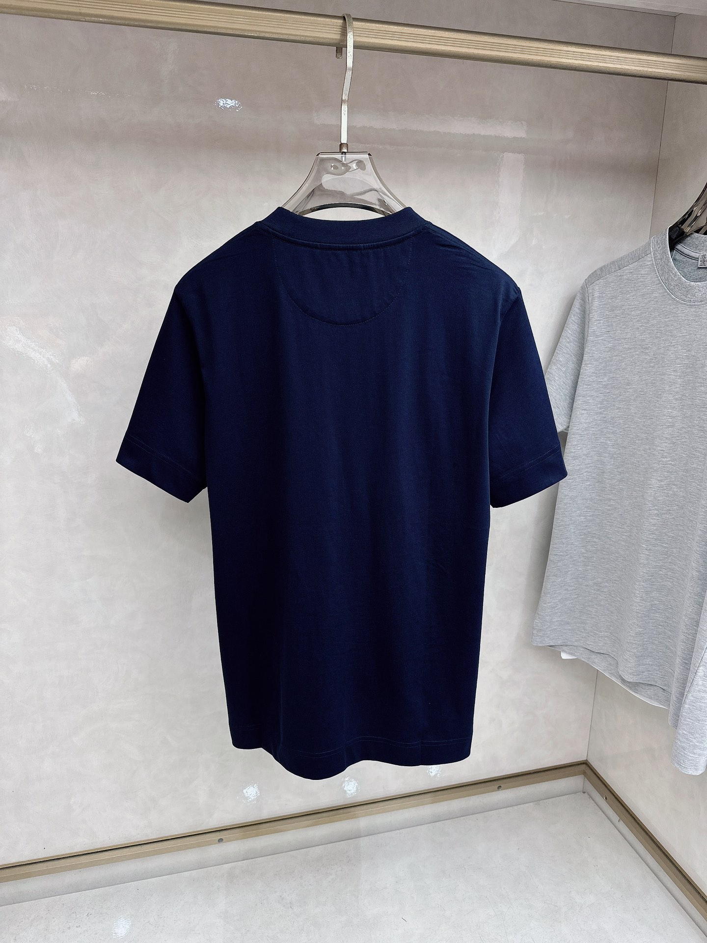 BC 2026顶级品质BC徽标刺绣圆领棉质短袖T恤，原版定织顶级220g纯棉平纹针织面料，手感如丝绸般柔