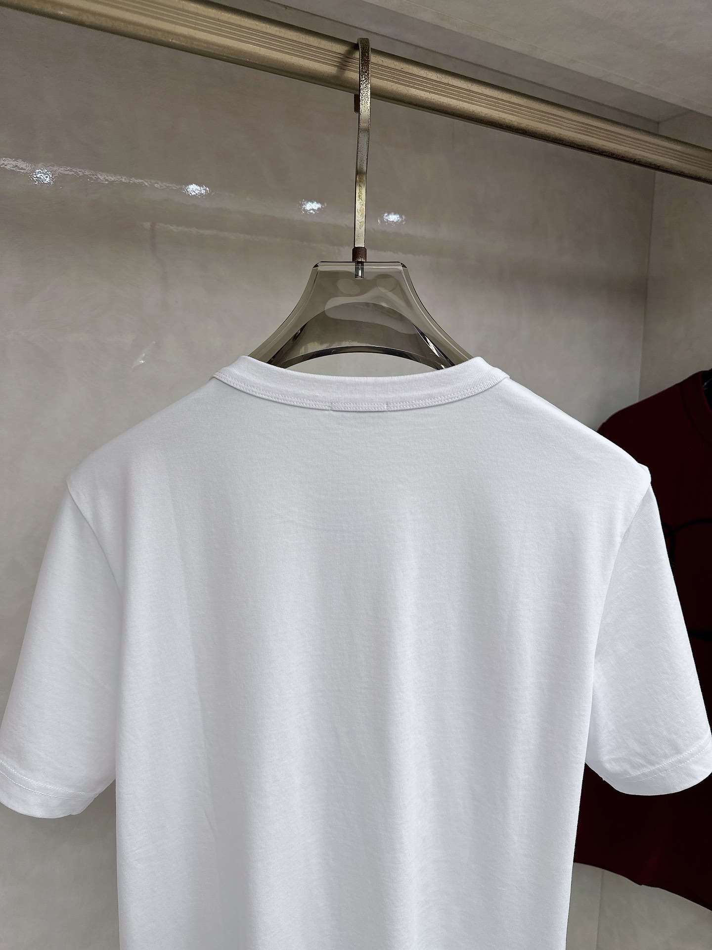 BC 2026顶级品质CD丝带刺绣圆领棉质短袖T恤，原版定织顶级220g纯棉平纹针织面料，手感如丝绸般柔