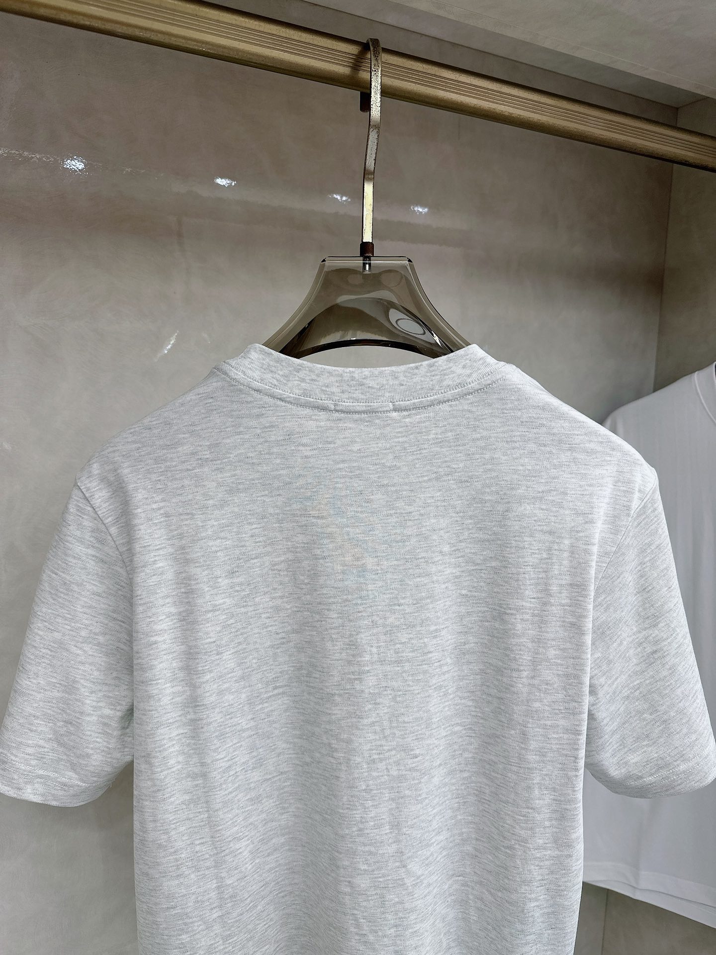 迪奥 2026顶级品质BC徽标刺绣圆领棉质短袖T恤，原版定织顶级220g纯棉平纹针织面料，手感如丝绸般柔