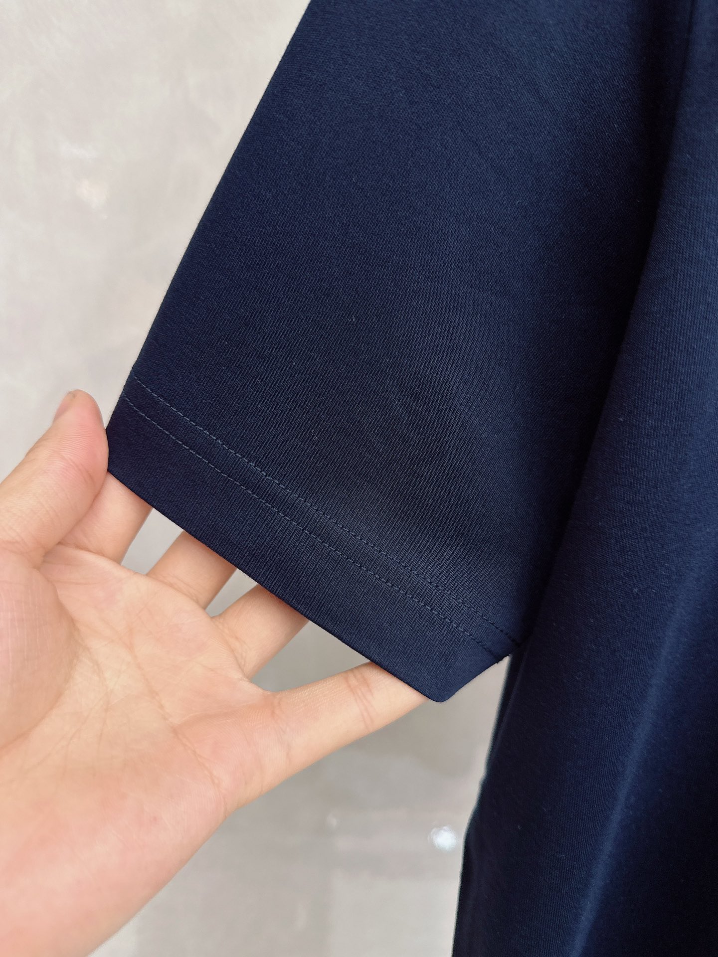 迪奥 2026顶级品质BC徽标刺绣圆领棉质短袖T恤，原版定织顶级220g纯棉平纹针织面料，手感如丝绸般柔