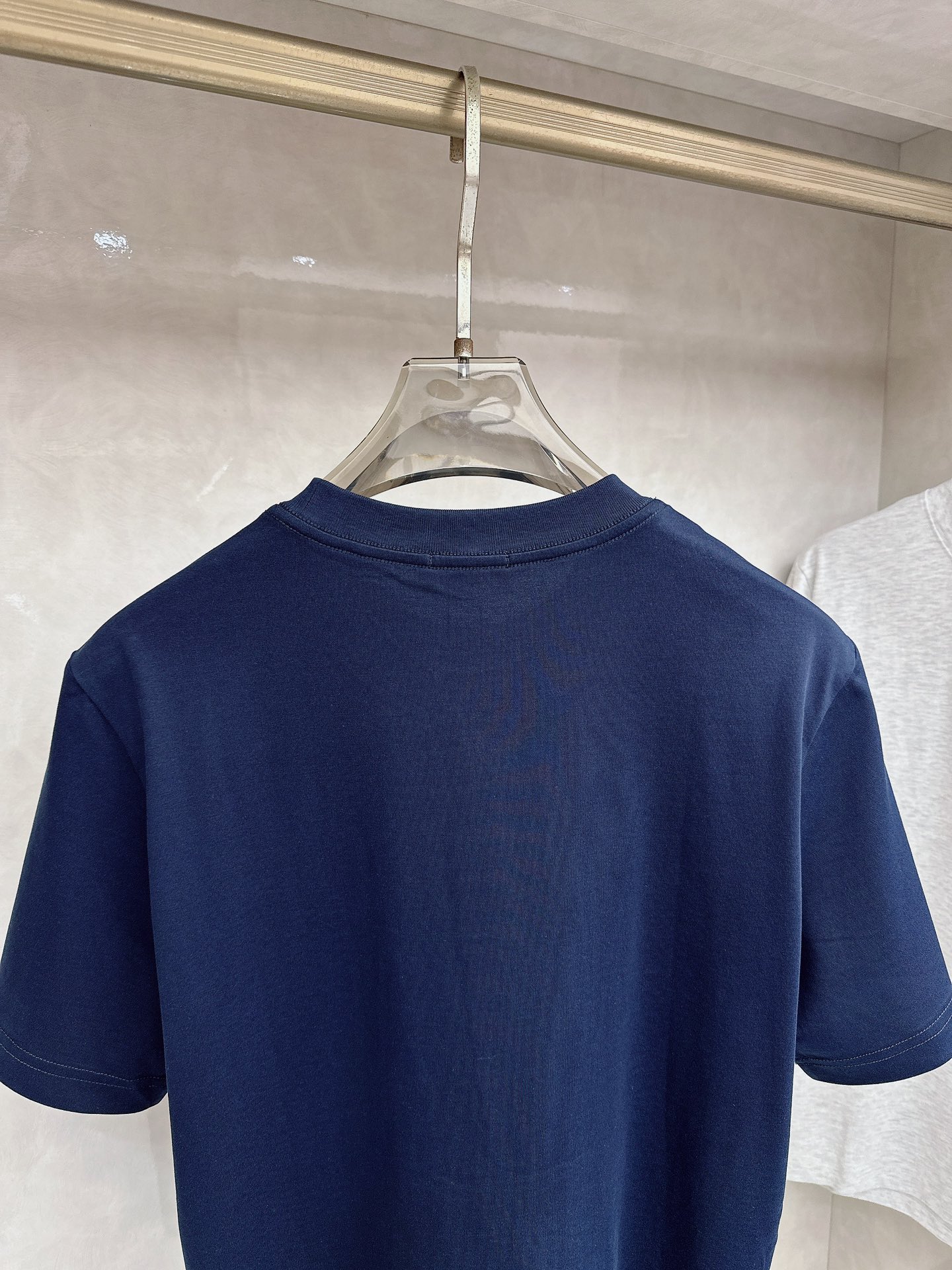 迪奥 2026顶级品质BC徽标刺绣圆领棉质短袖T恤，原版定织顶级220g纯棉平纹针织面料，手感如丝绸般柔