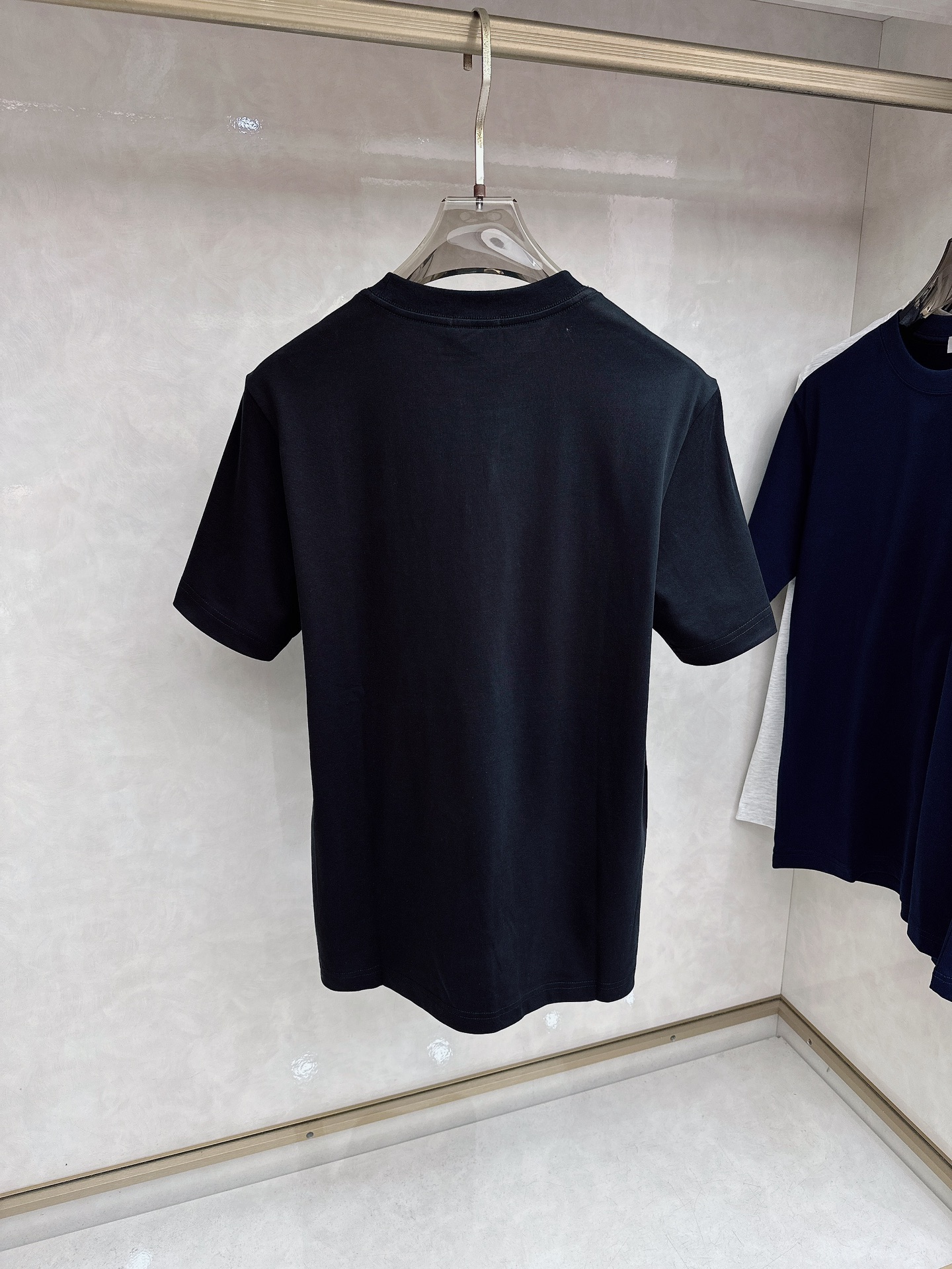 迪奥 2026顶级品质BC徽标刺绣圆领棉质短袖T恤，原版定织顶级220g纯棉平纹针织面料，手感如丝绸般柔