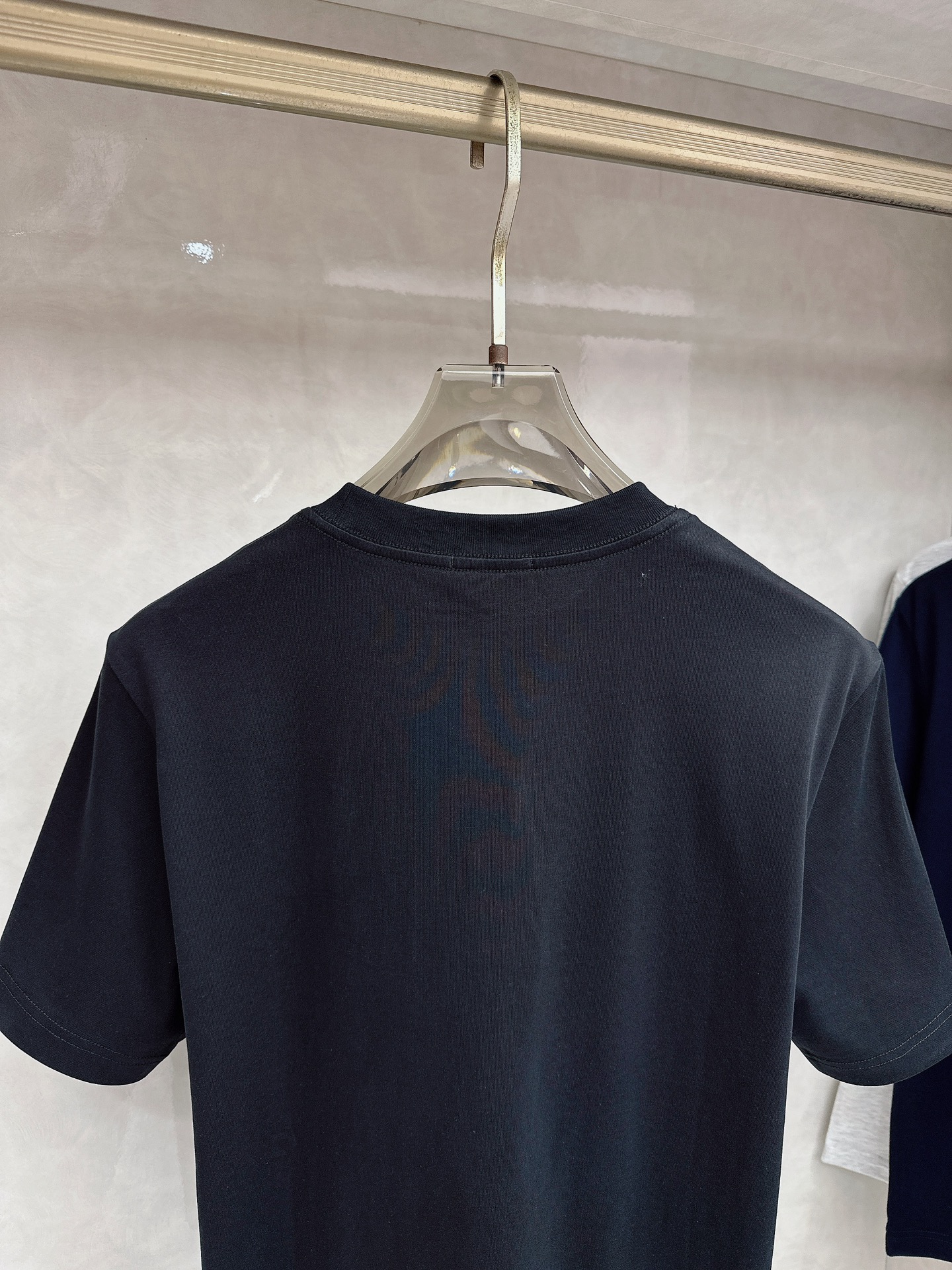 迪奥 2026顶级品质BC徽标刺绣圆领棉质短袖T恤，原版定织顶级220g纯棉平纹针织面料，手感如丝绸般柔