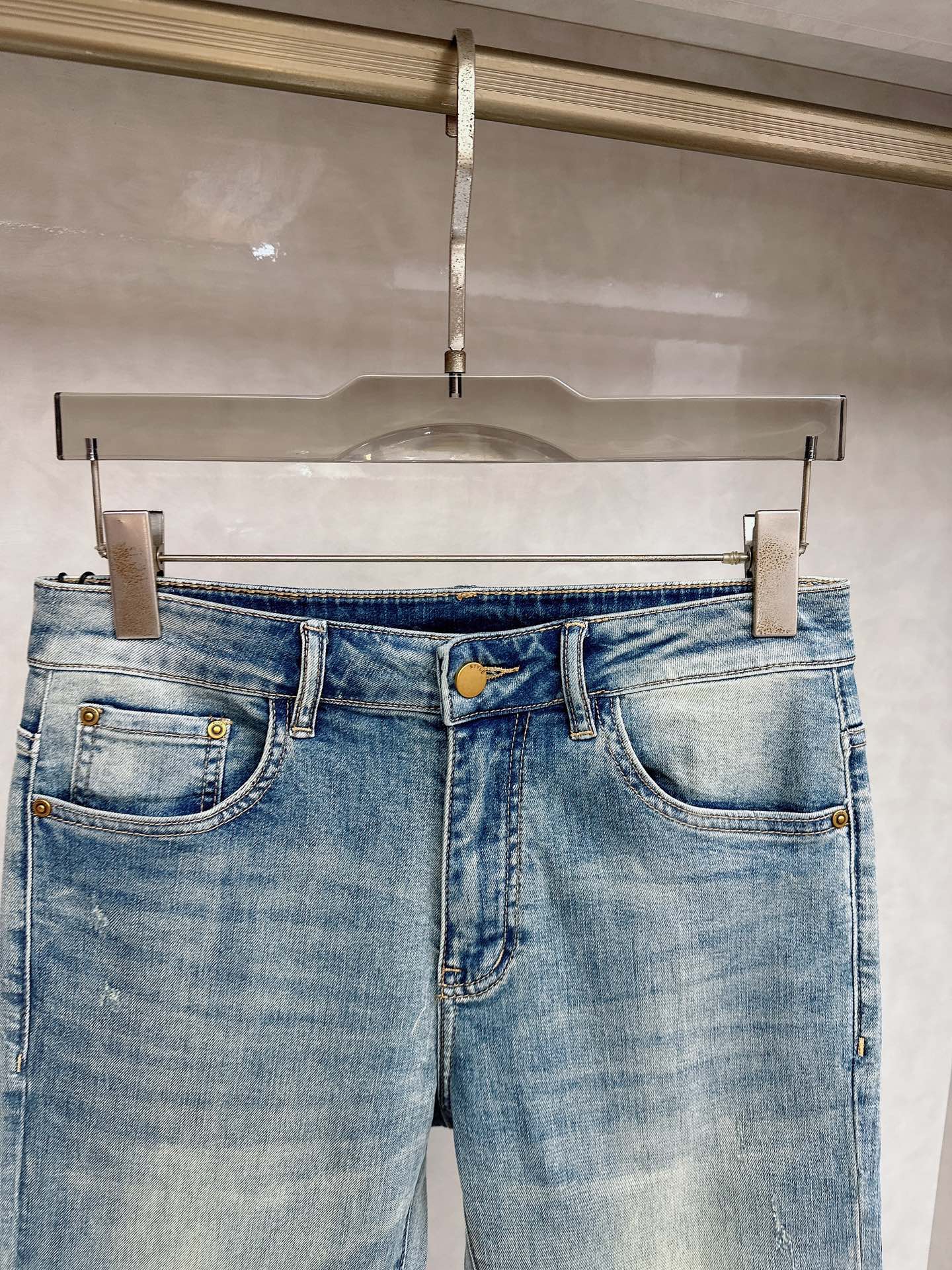 保罗 2026春夏最新推出男士休闲牛仔裤新品！重工水洗牛仔裤！定制面料和一般牛仔布料比起来，更加柔软舒适