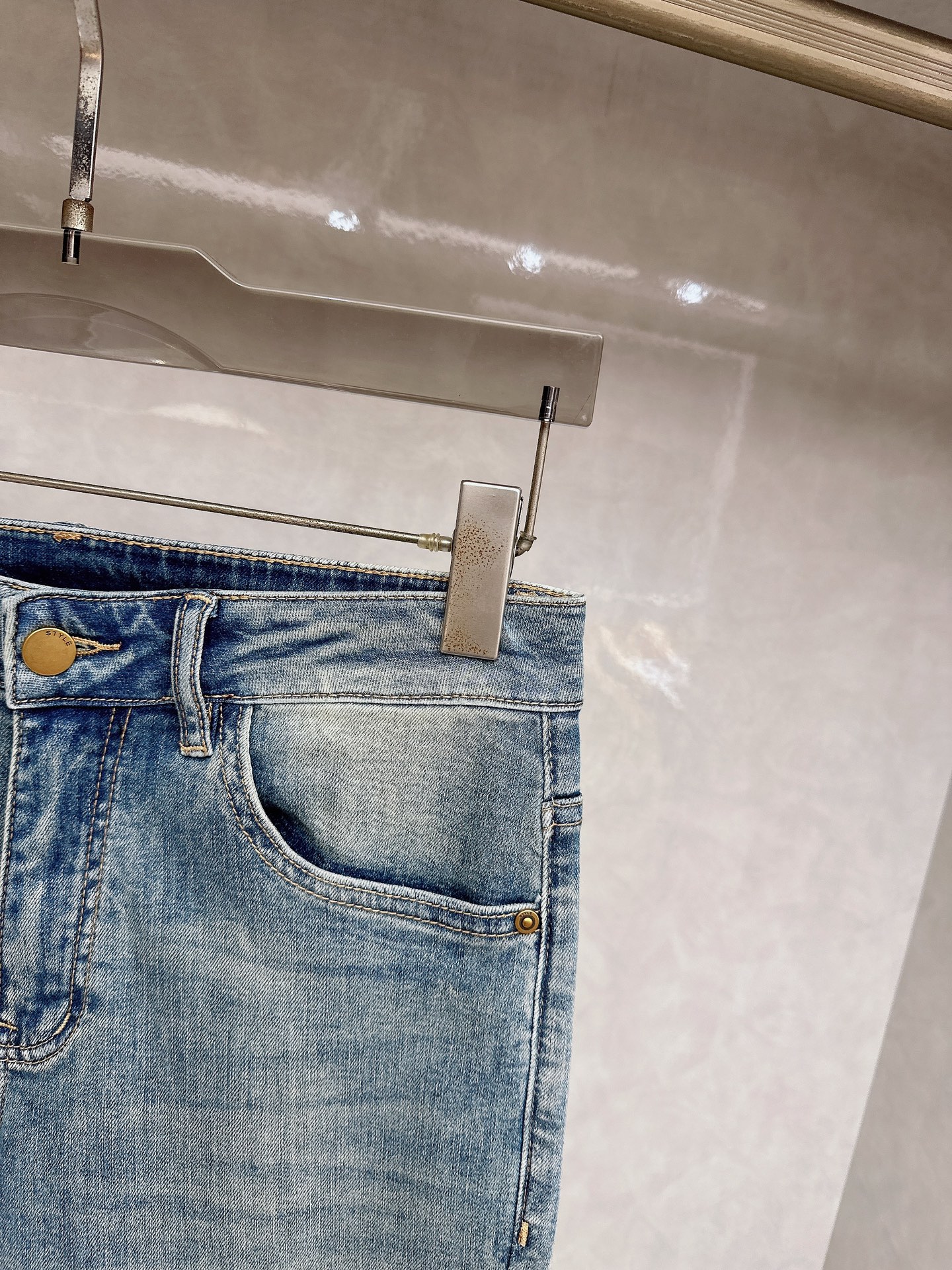 保罗 2026春夏最新推出男士休闲牛仔裤新品！重工水洗牛仔裤！定制面料和一般牛仔布料比起来，更加柔软舒适