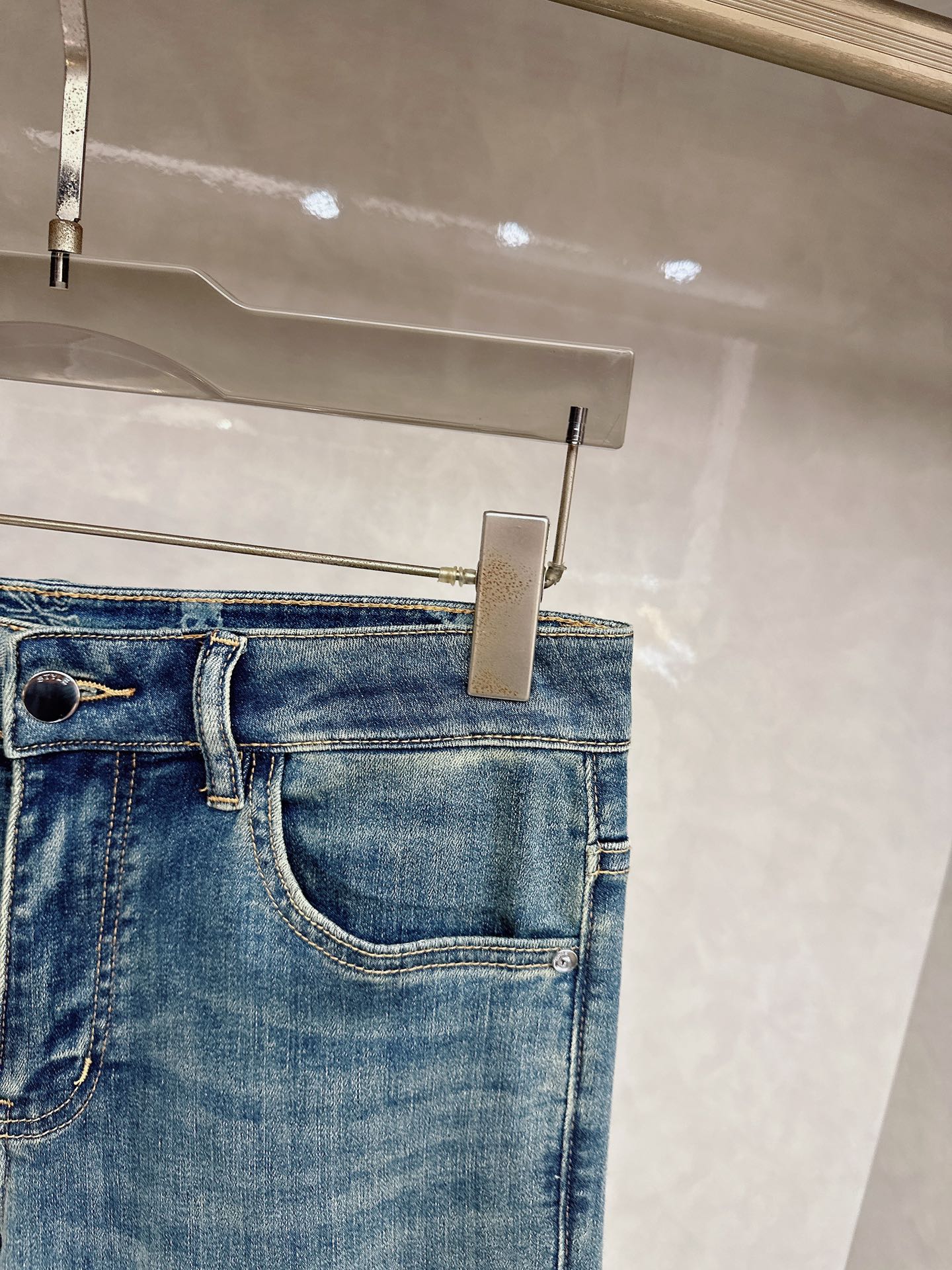 mmj 2026春夏最新推出男士休闲牛仔裤新品！重工水洗牛仔裤！定制面料和一般牛仔布料比起来，更加柔软舒