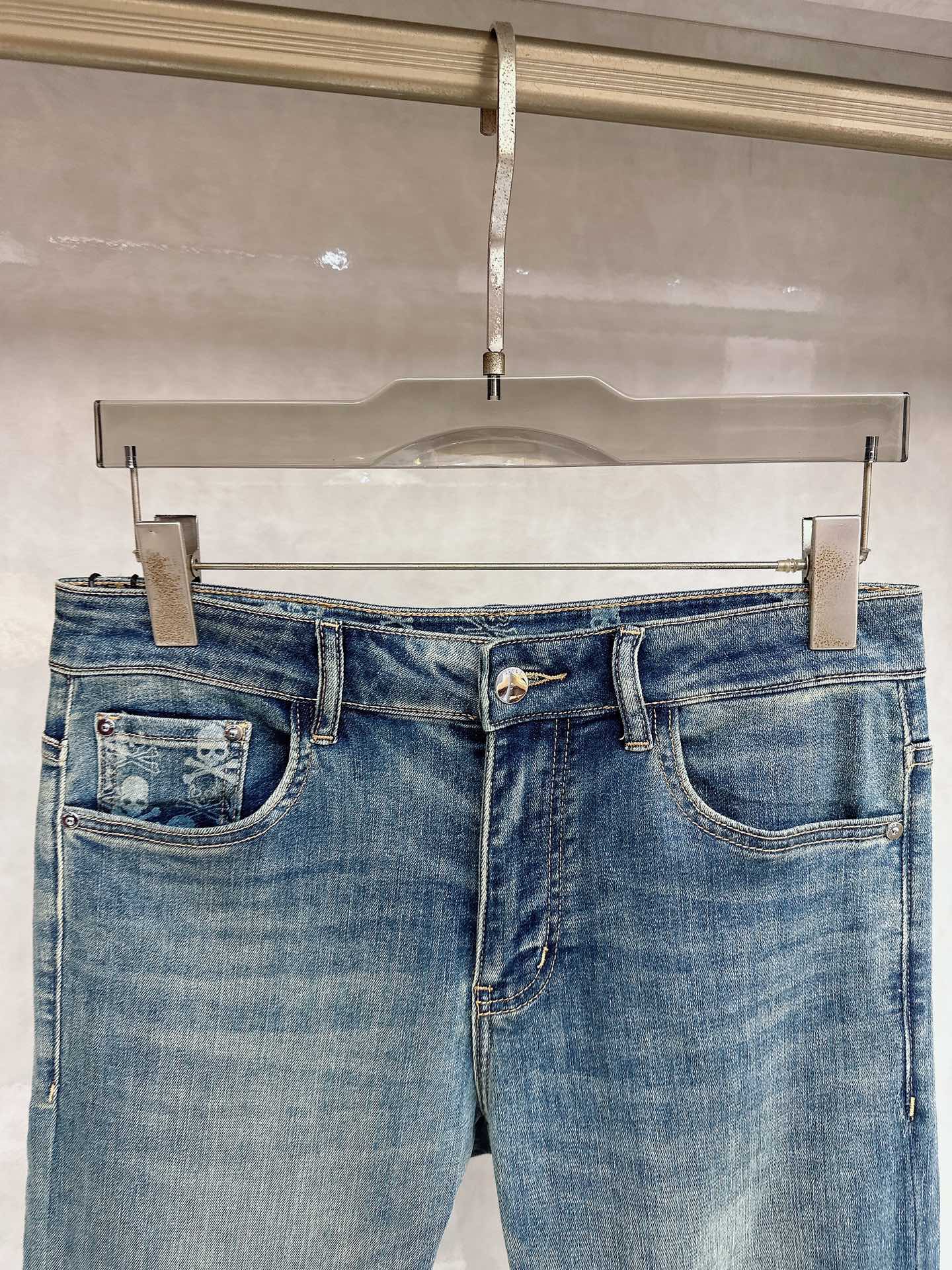 mmj 2026春夏最新推出男士休闲牛仔裤新品！重工水洗牛仔裤！定制面料和一般牛仔布料比起来，更加柔软舒