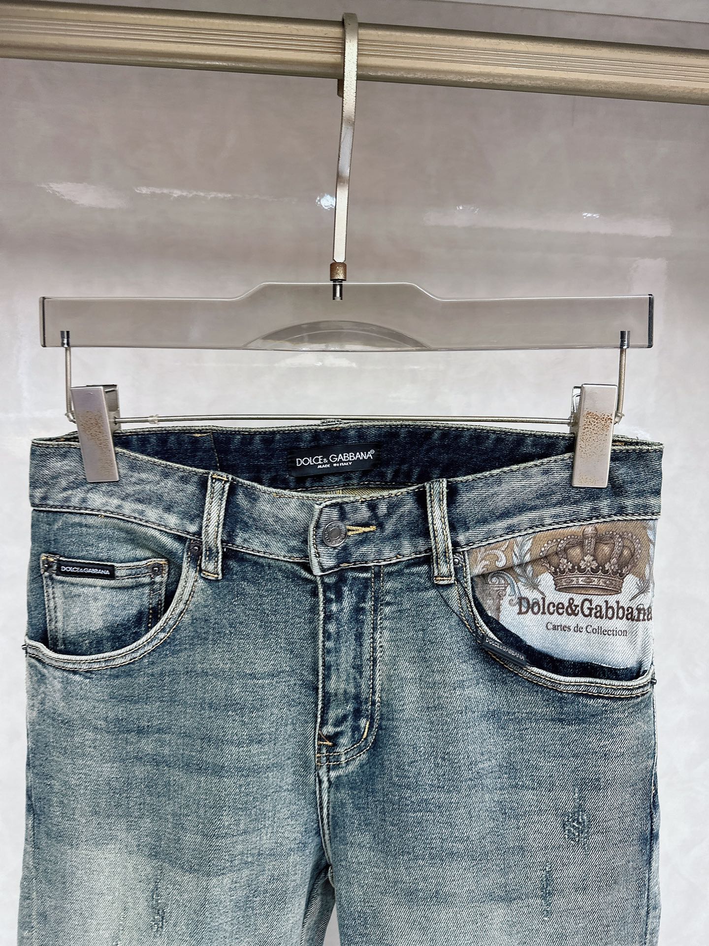 DG 春夏🔥🔥新款现货上市，原单爆款牛仔裤👖超级定制款，原版五金，超级重工工艺，版型超赞👍细节做工无可挑