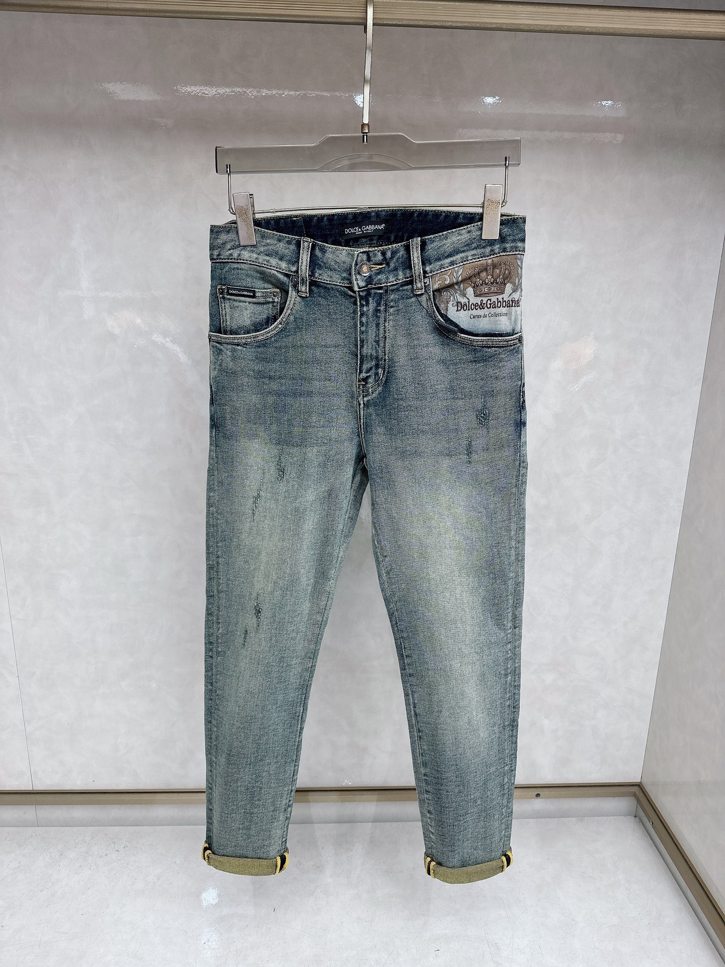 DG 春夏🔥🔥新款现货上市，原单爆款牛仔裤👖超级定制款，原版五金，超级重工工艺，版型超赞👍细节做工无可挑