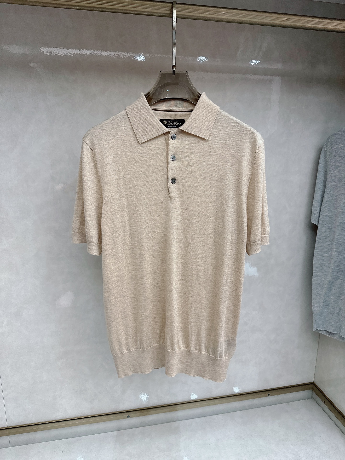 Loro piana 新款原单男士休闲针织短袖 高端定制 高端版本 时尚百搭爆款⚠️⚠️✨✨进口面料 手