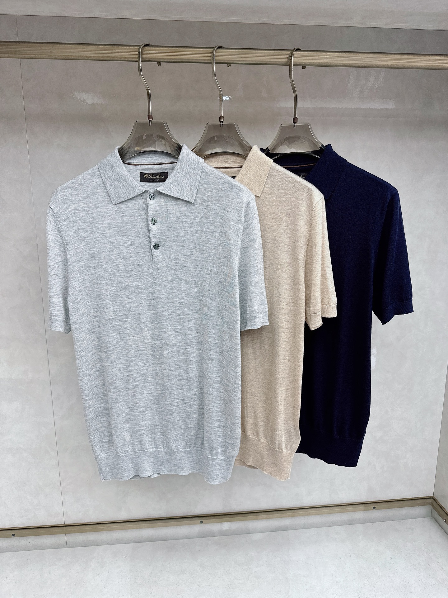 Loro piana 新款原单男士休闲针织短袖 高端定制 高端版本 时尚百搭爆款⚠️⚠️✨✨进口面料 手