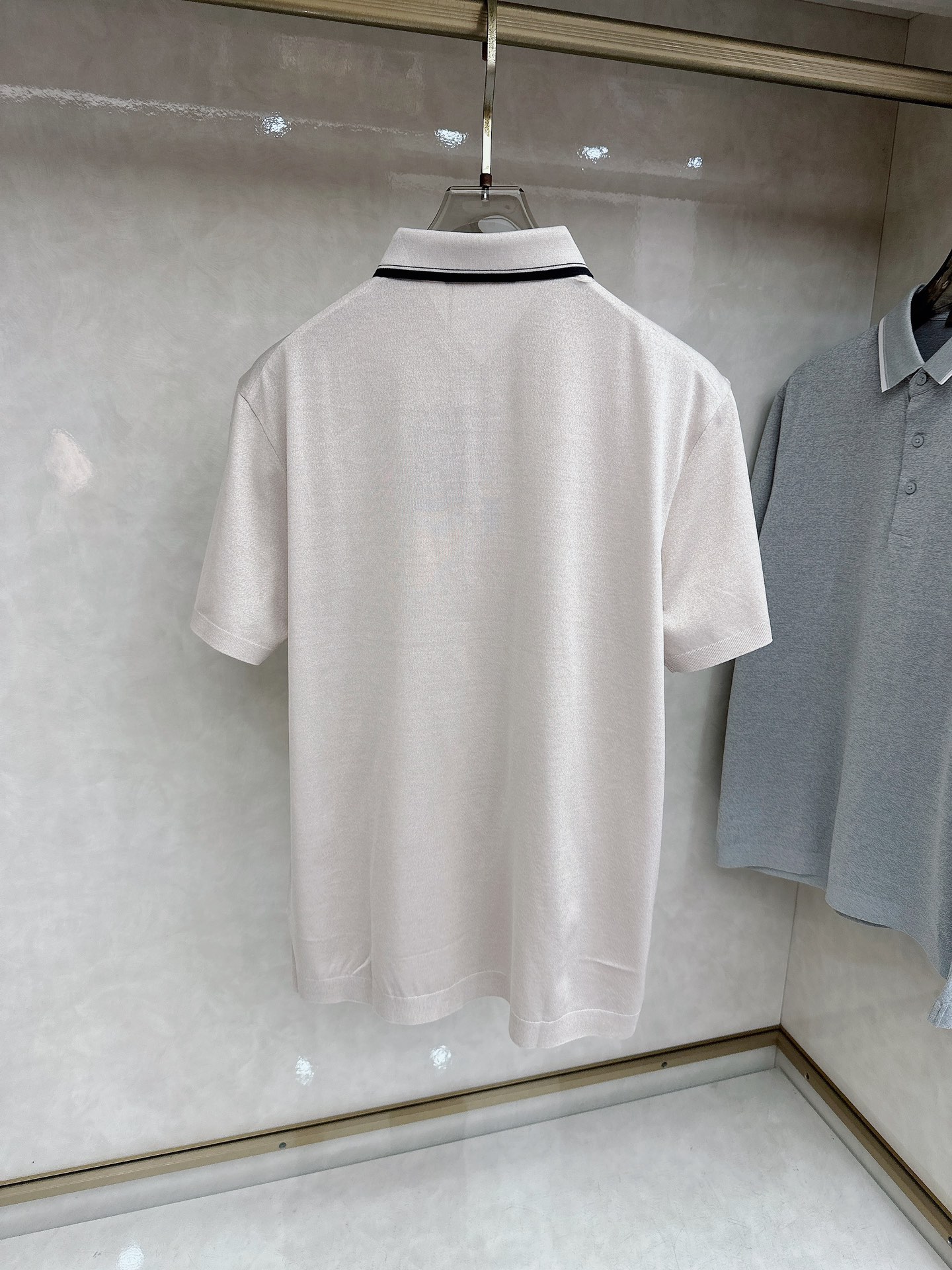 loro Piana 上新 26ss loro Piana 春夏新款花灰起脚平纹短袖 原版定制 轻薄透气