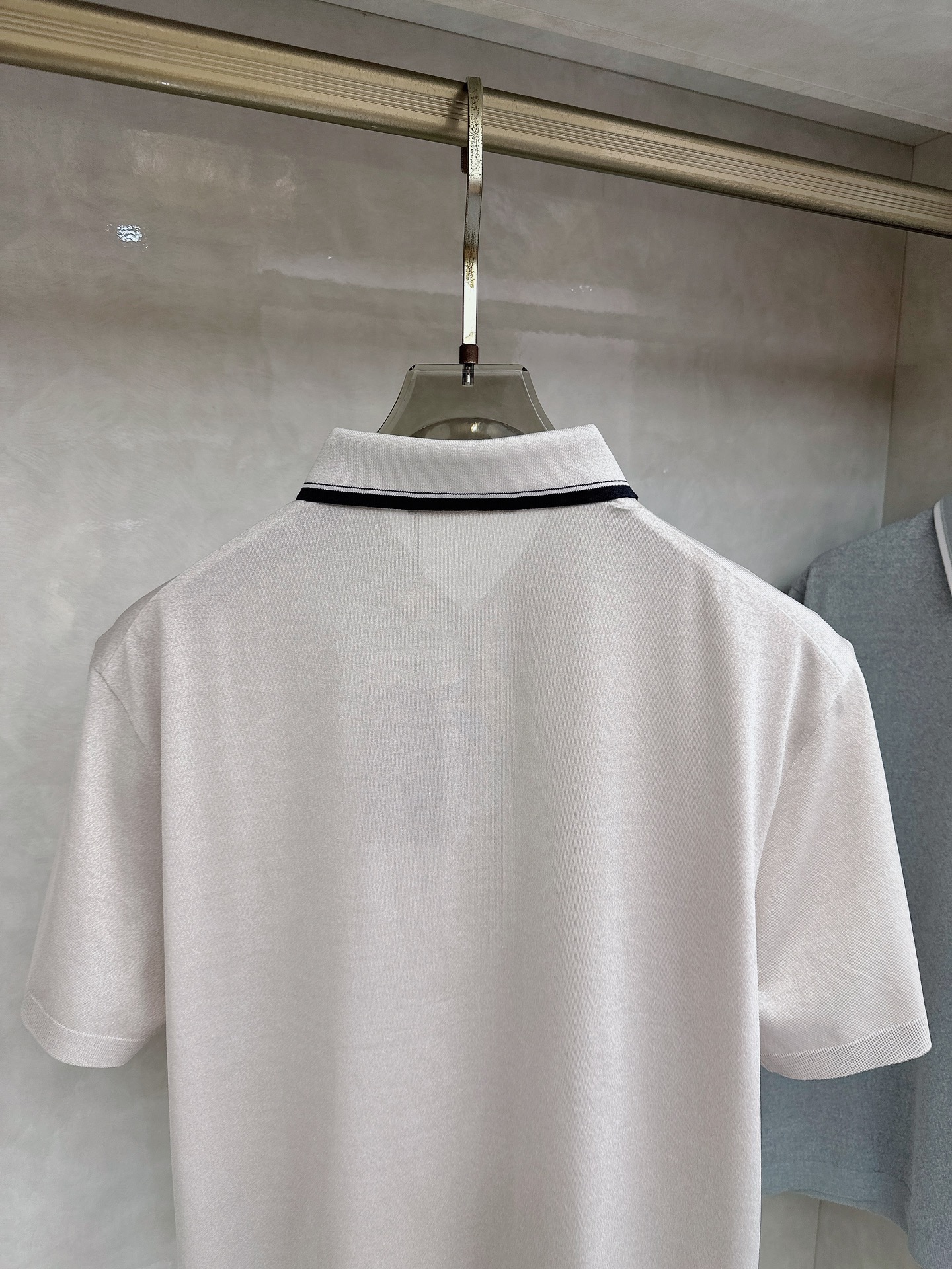 loro Piana 上新 26ss loro Piana 春夏新款花灰起脚平纹短袖 原版定制 轻薄透气
