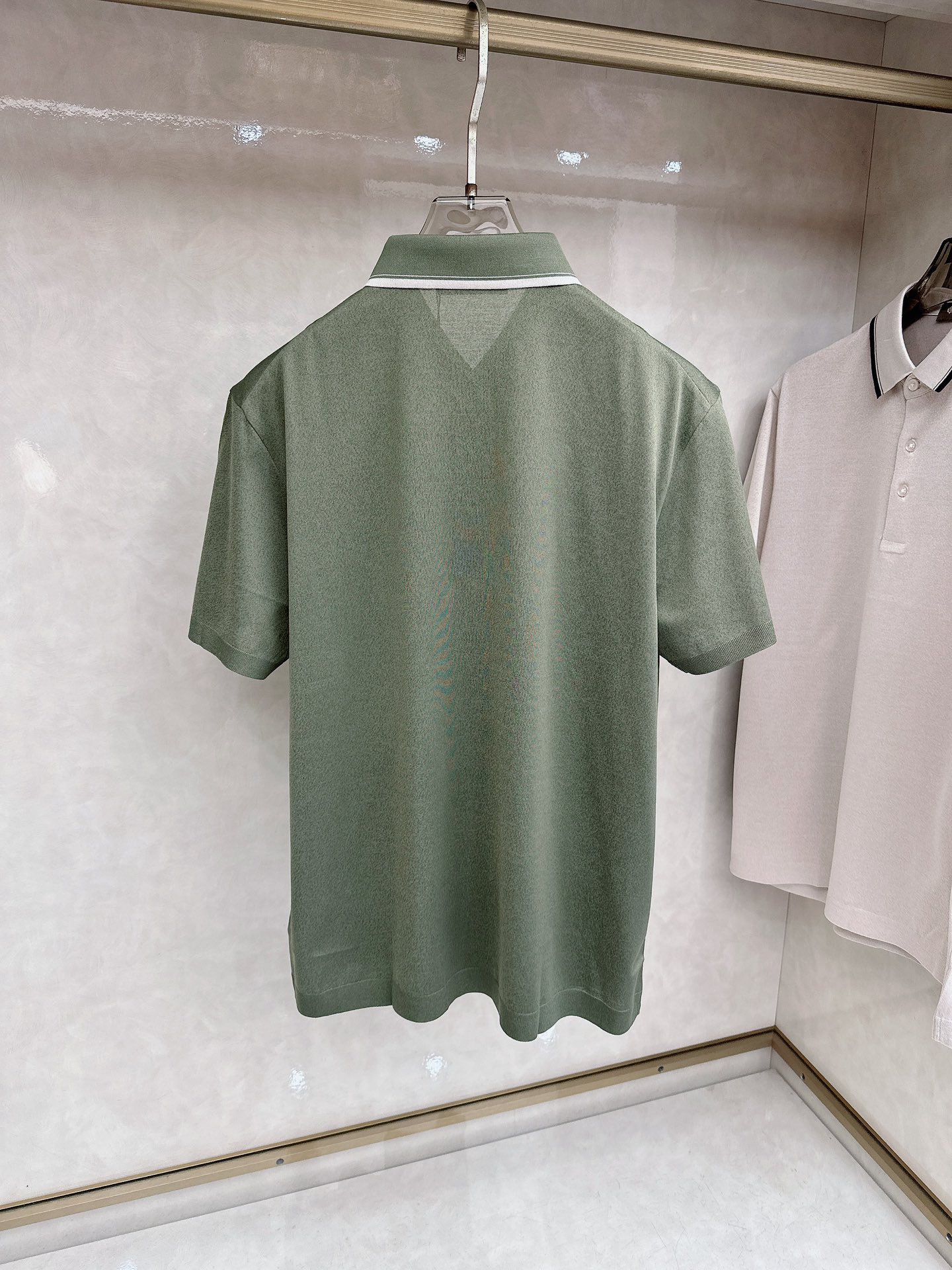 loro Piana 上新 26ss loro Piana 春夏新款花灰起脚平纹短袖 原版定制 轻薄透气