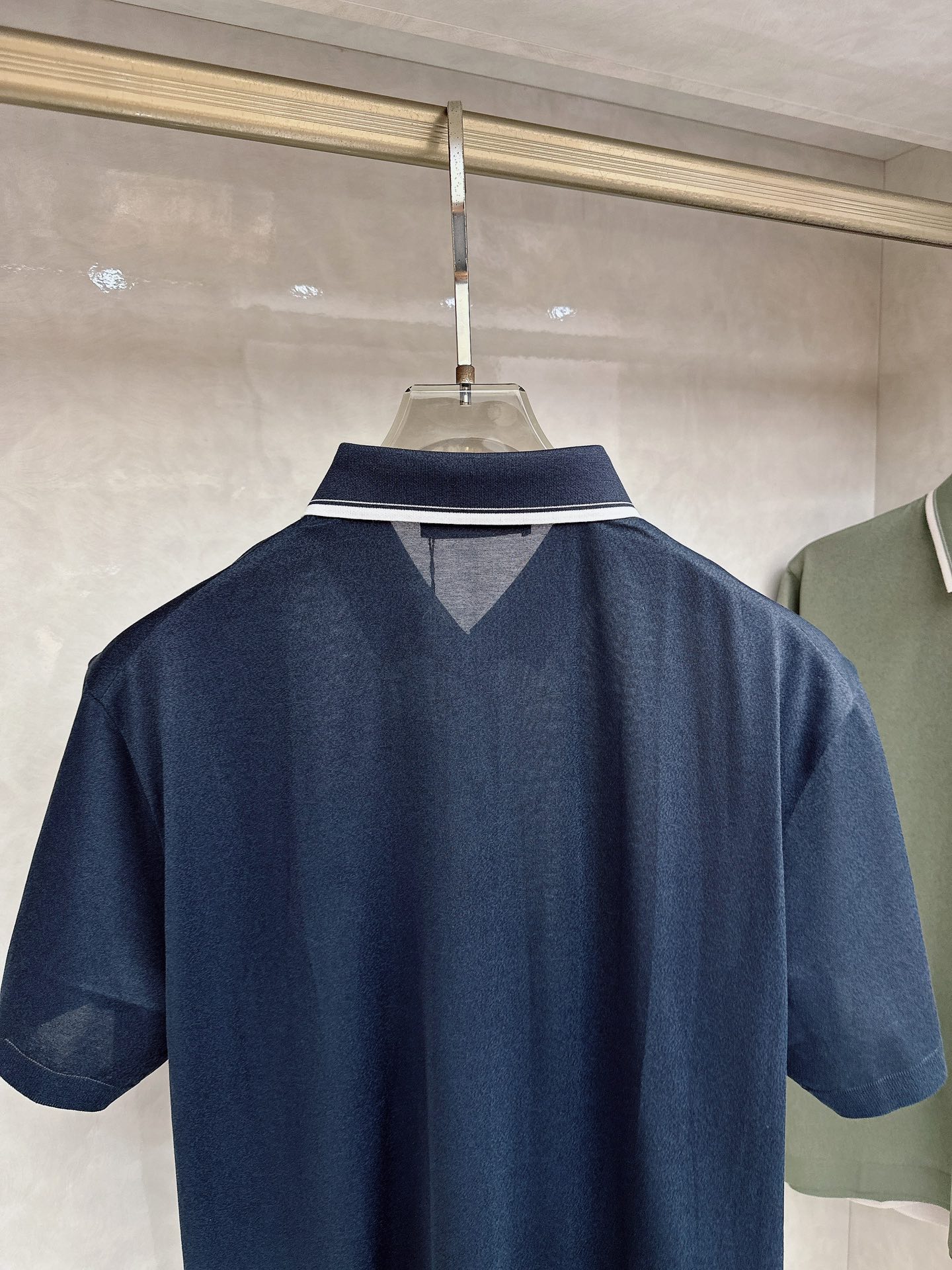loro Piana 上新 26ss loro Piana 春夏新款花灰起脚平纹短袖 原版定制 轻薄透气