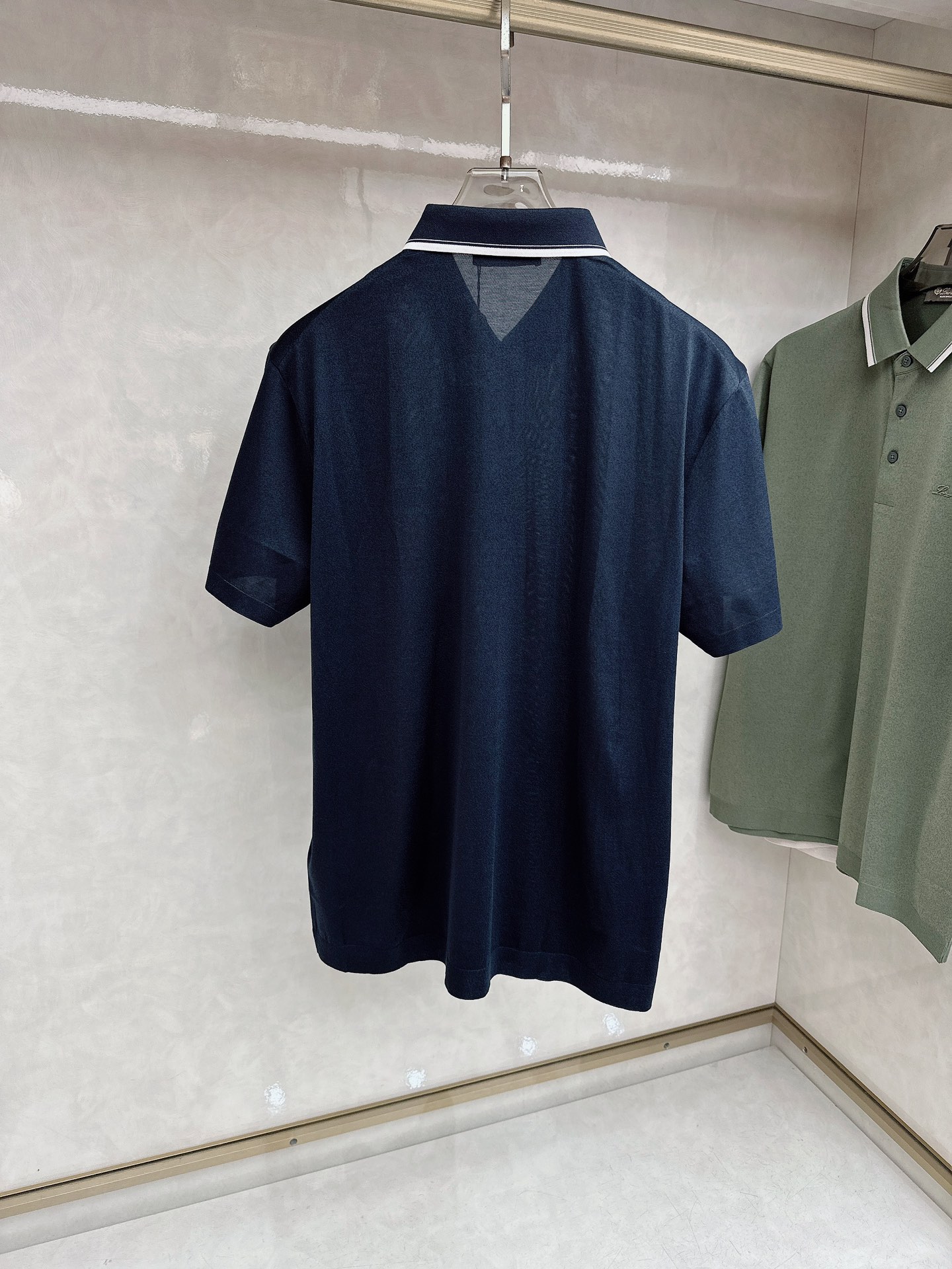 loro Piana 上新 26ss loro Piana 春夏新款花灰起脚平纹短袖 原版定制 轻薄透气