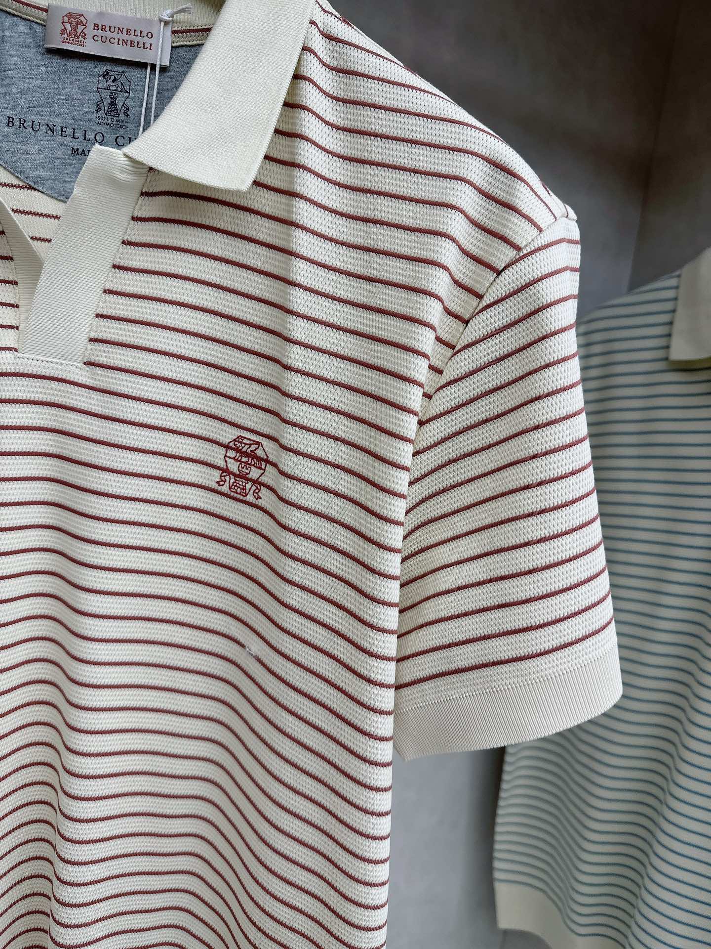 上新 26ss bc 春夏新款起脚POLO 原版定制 面料选用网眼谷波棉 轻薄透气 上身丝滑舒适 高端大