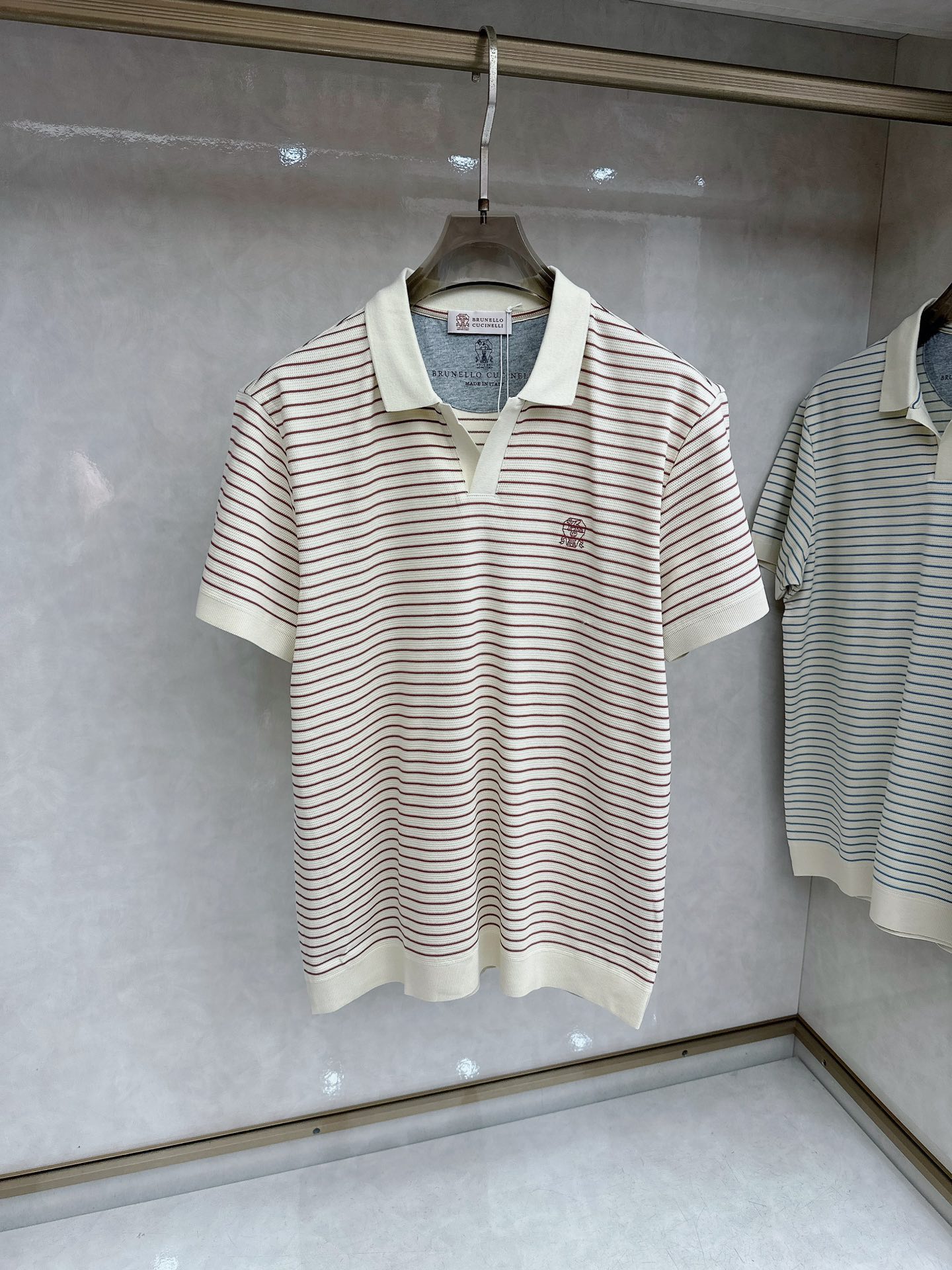 上新 26ss bc 春夏新款起脚POLO 原版定制 面料选用网眼谷波棉 轻薄透气 上身丝滑舒适 高端大