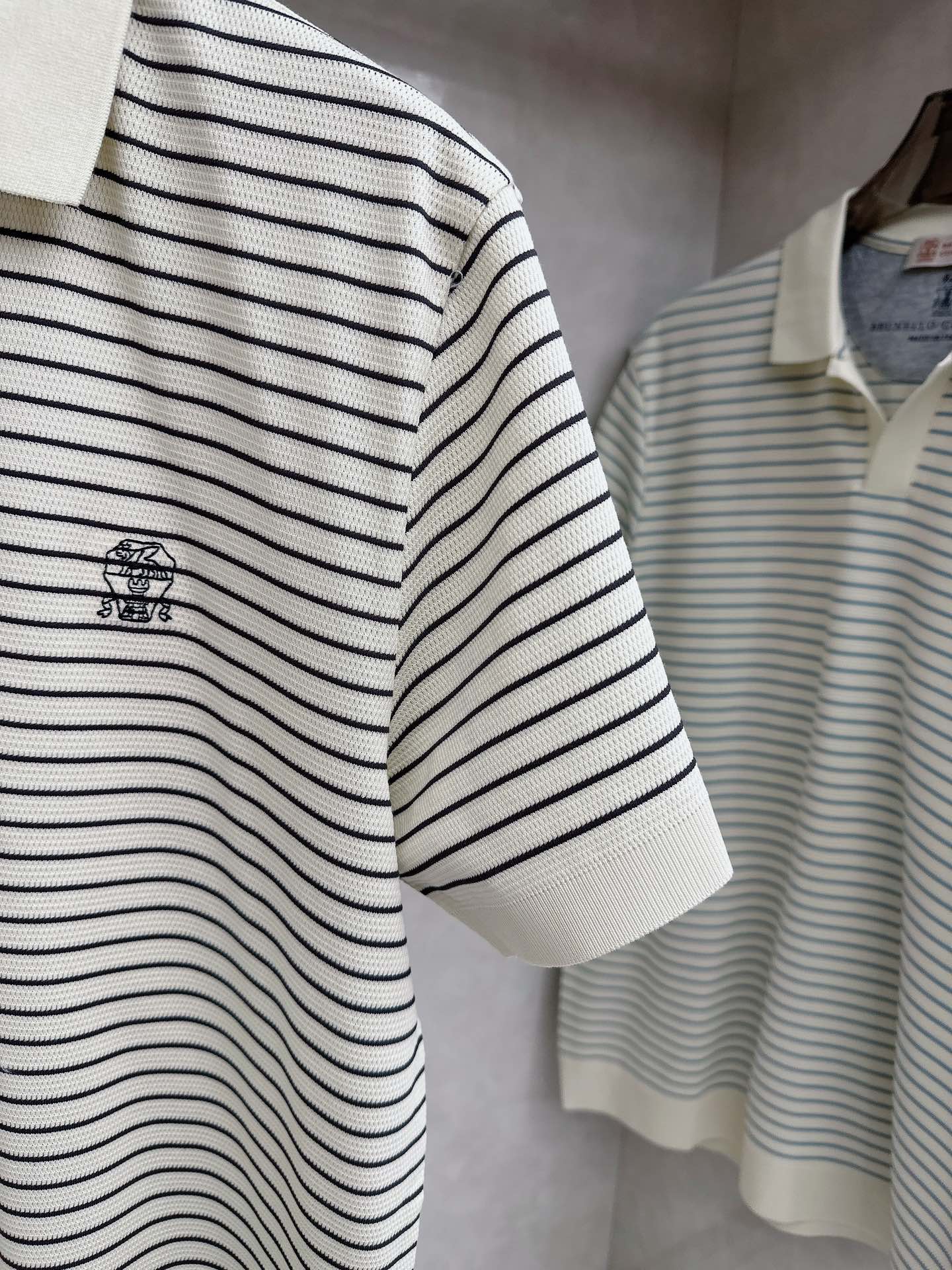 上新 26ss bc 春夏新款起脚POLO 原版定制 面料选用网眼谷波棉 轻薄透气 上身丝滑舒适 高端大