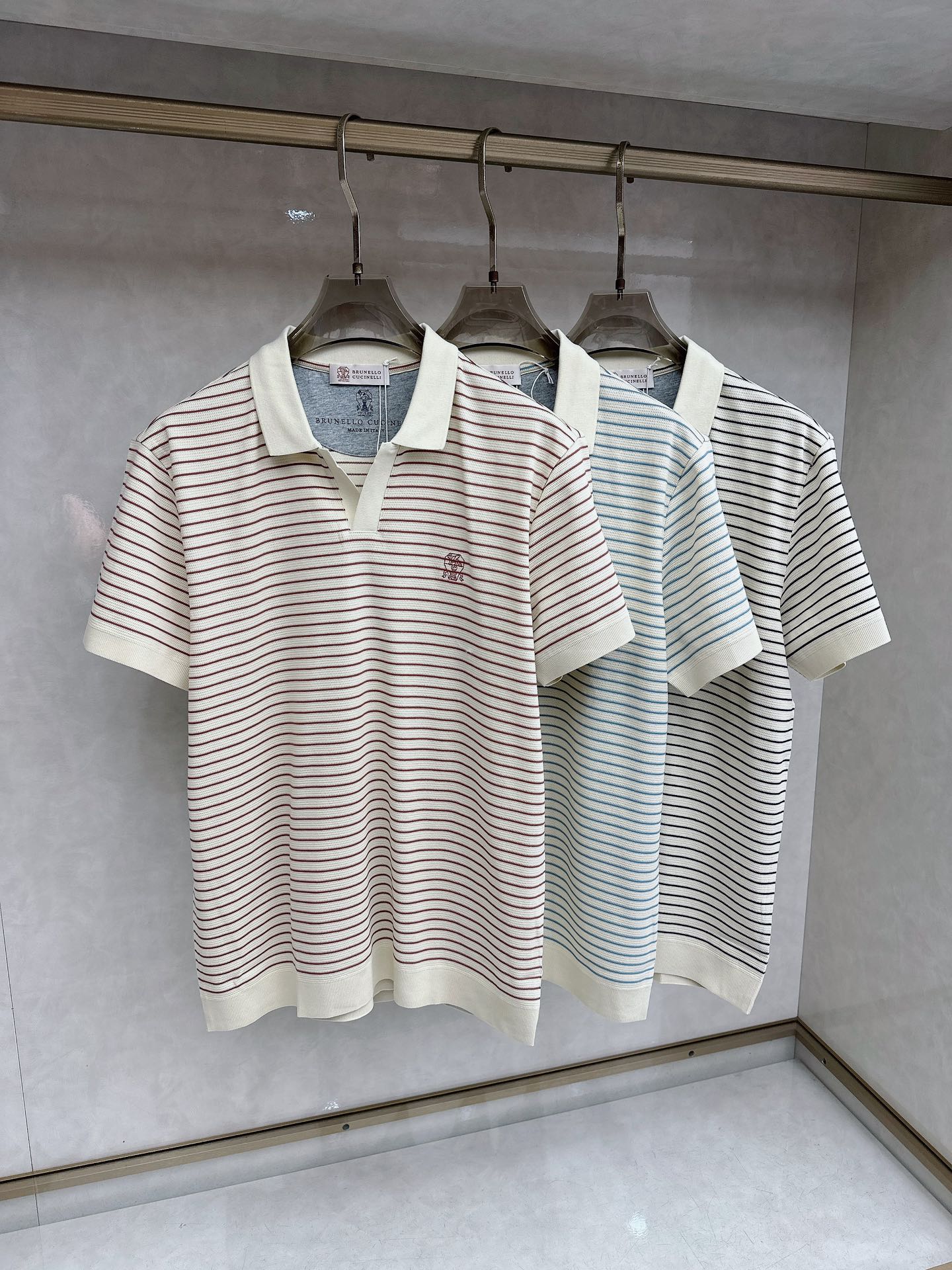 上新 26ss bc 春夏新款起脚POLO 原版定制 面料选用网眼谷波棉 轻薄透气 上身丝滑舒适 高端大