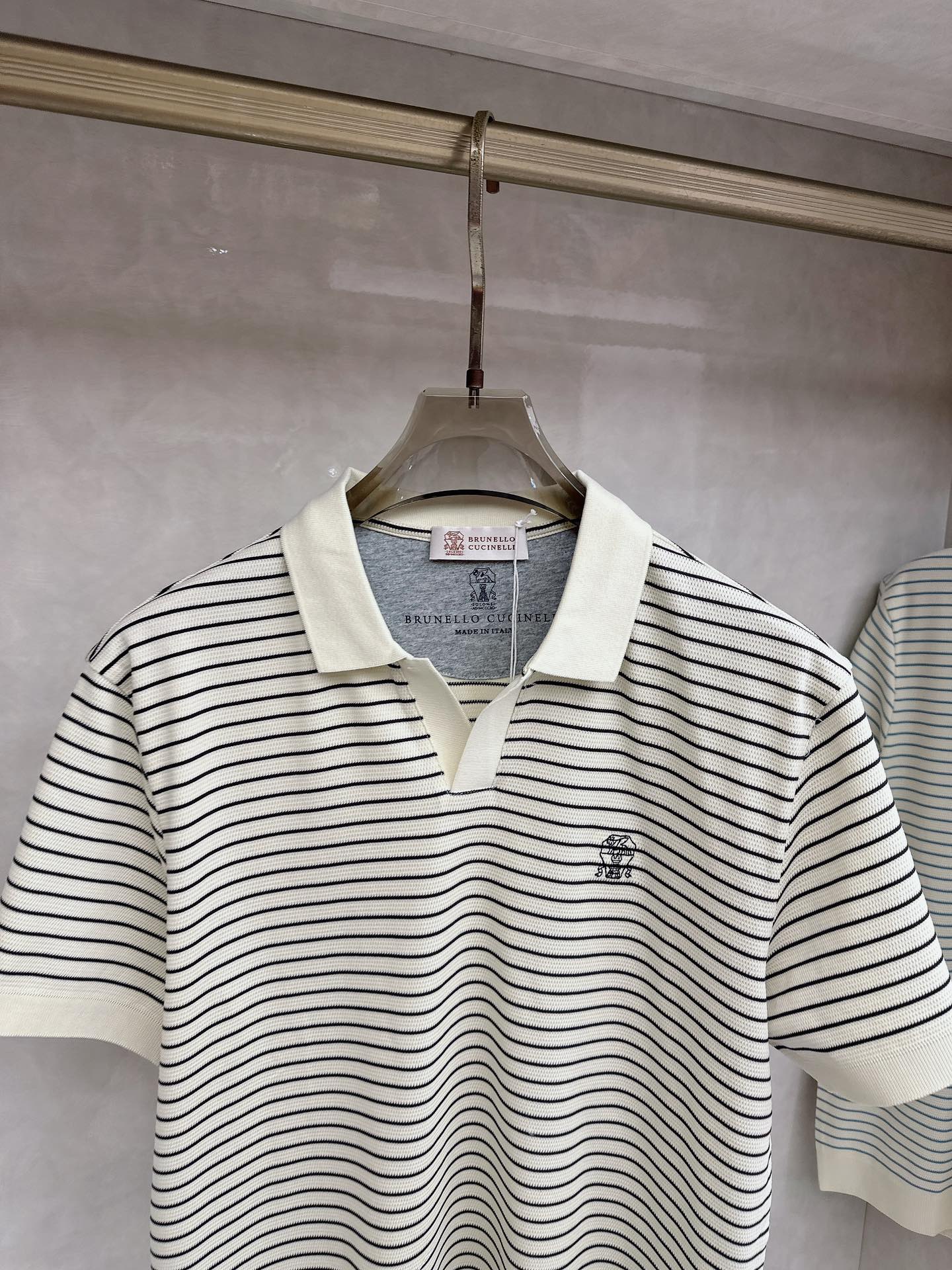 上新 26ss bc 春夏新款起脚POLO 原版定制 面料选用网眼谷波棉 轻薄透气 上身丝滑舒适 高端大