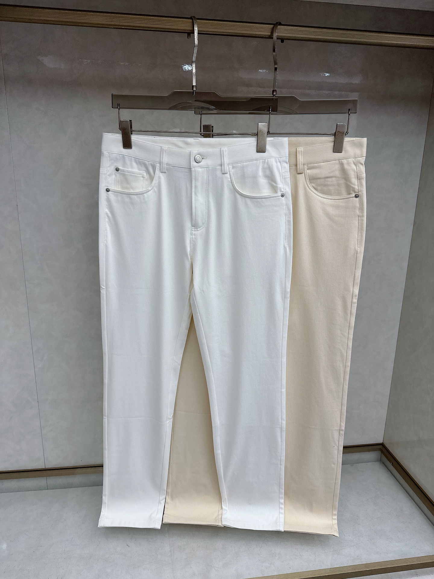 Lss 早春新款五袋款休闲裤 面料精选斜纹高弹面料 柔软舒适 经典百搭 老钱风拉满 黑 咖 白 米 码数
