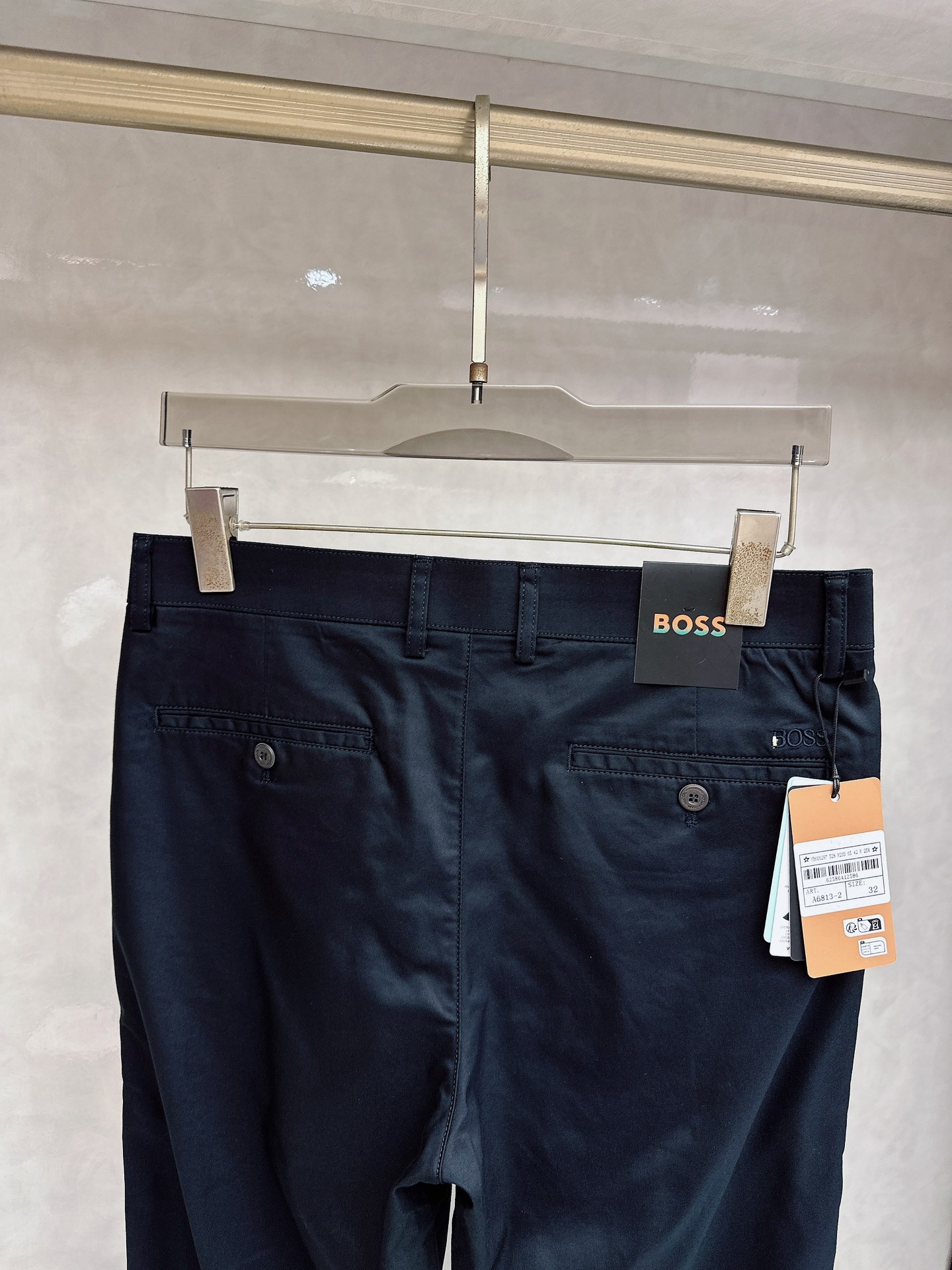 boss 2026春夏亚洲系列最新款！高端狠货 高端订制修身商务休闲裤西裤 原版五金 日常商务休闲都完全