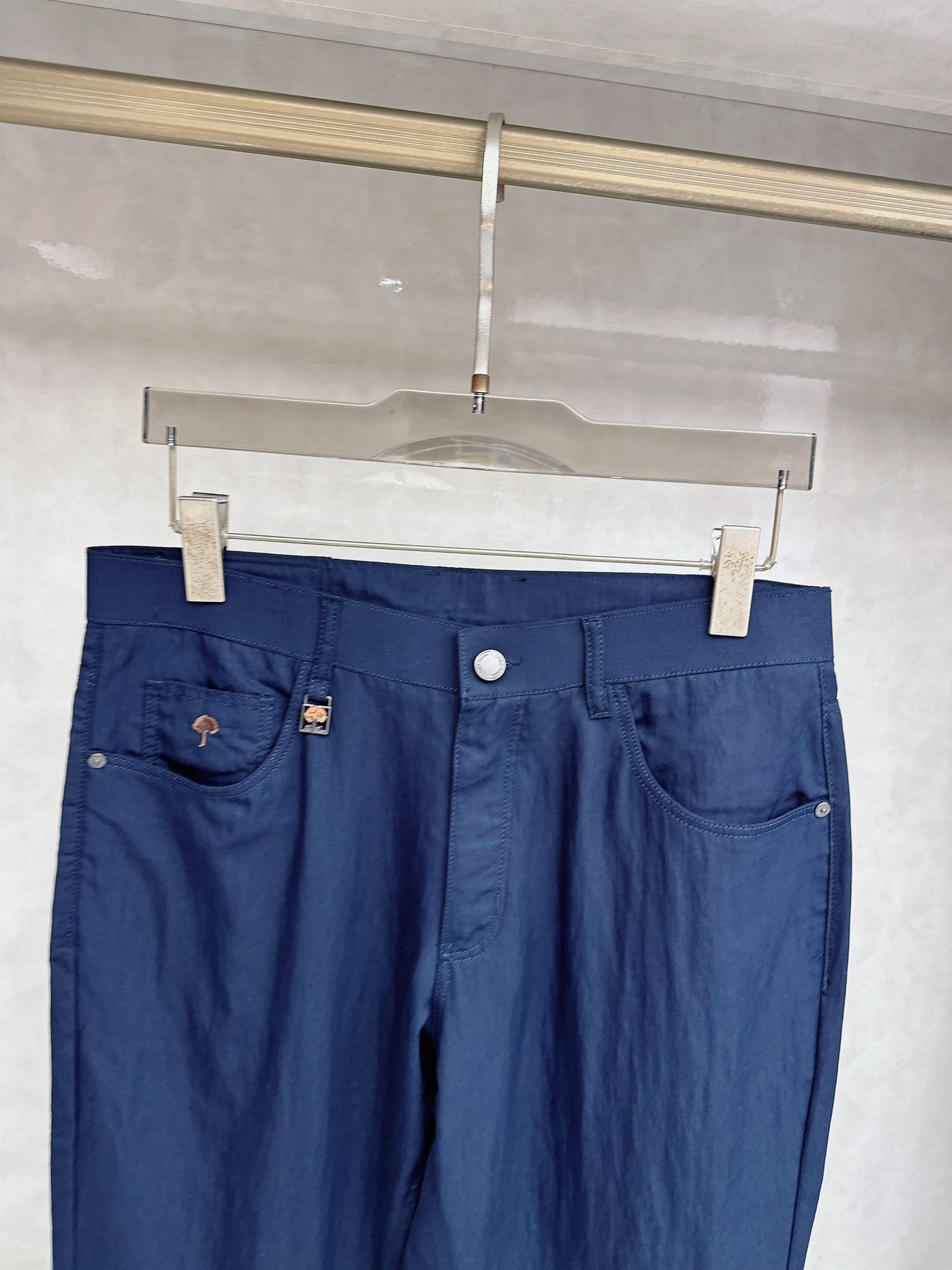 Loro piana 春夏新品重工休闲牛仔裤👖，进口优质水洗弹力面料，上身舒适透气有弹力，客供五金辅料装