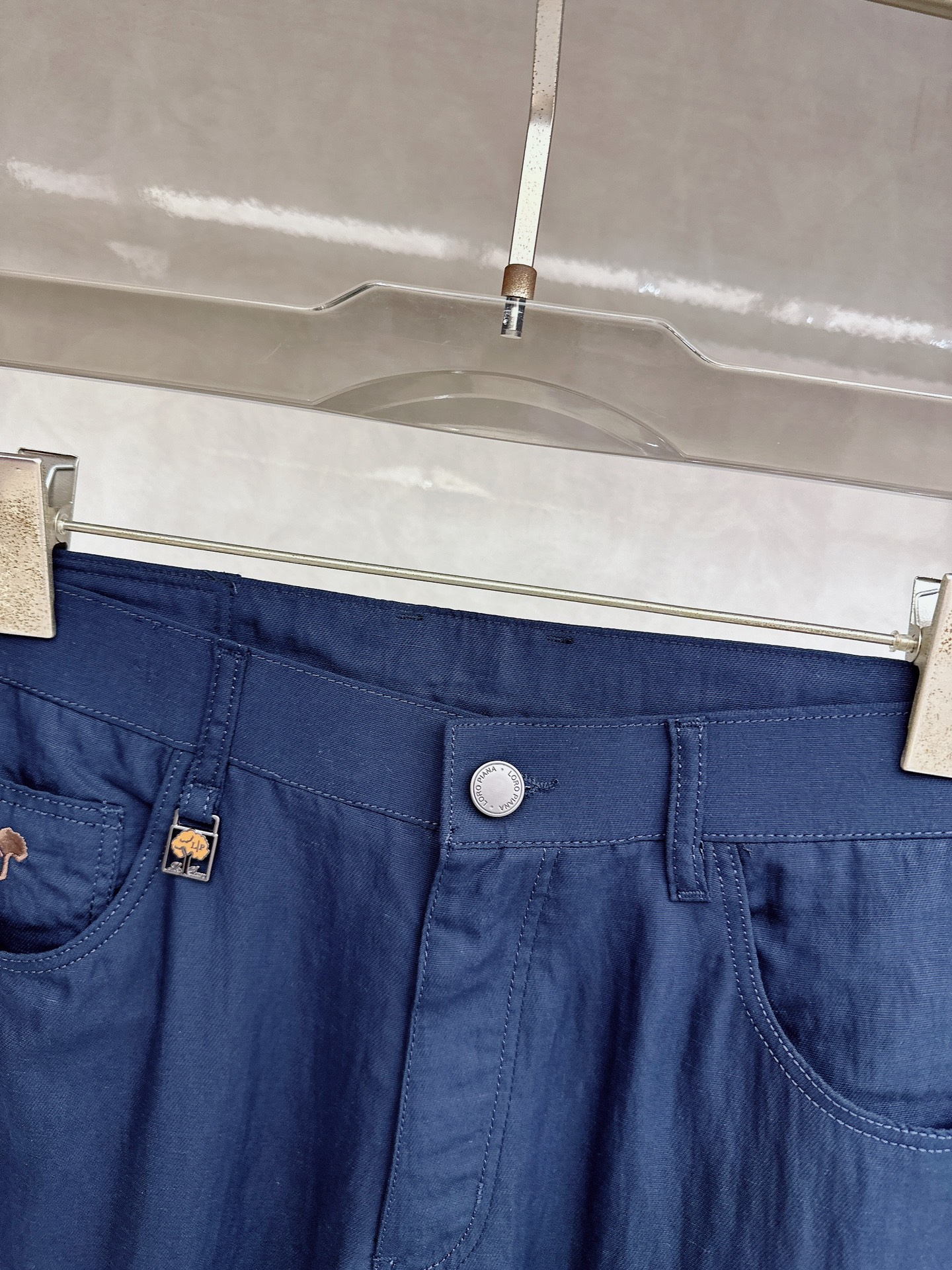 Loro piana 春夏新品重工休闲牛仔裤👖，进口优质水洗弹力面料，上身舒适透气有弹力，客供五金辅料装