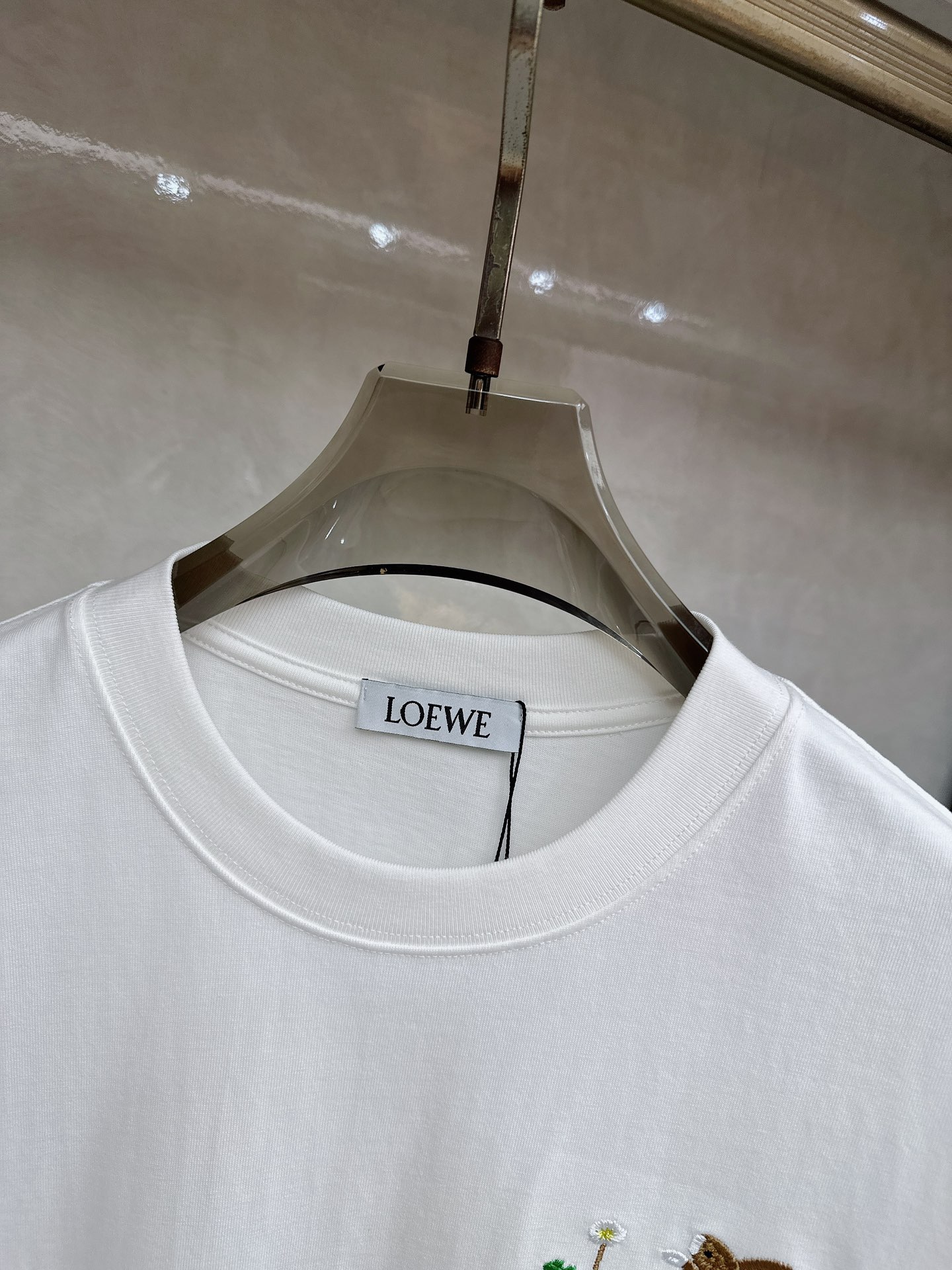 罗意威 2026春夏新款首发专柜最新款短袖圆领T恤 高端订制 设计前卫时尚！品牌logo重工艺设计 高端