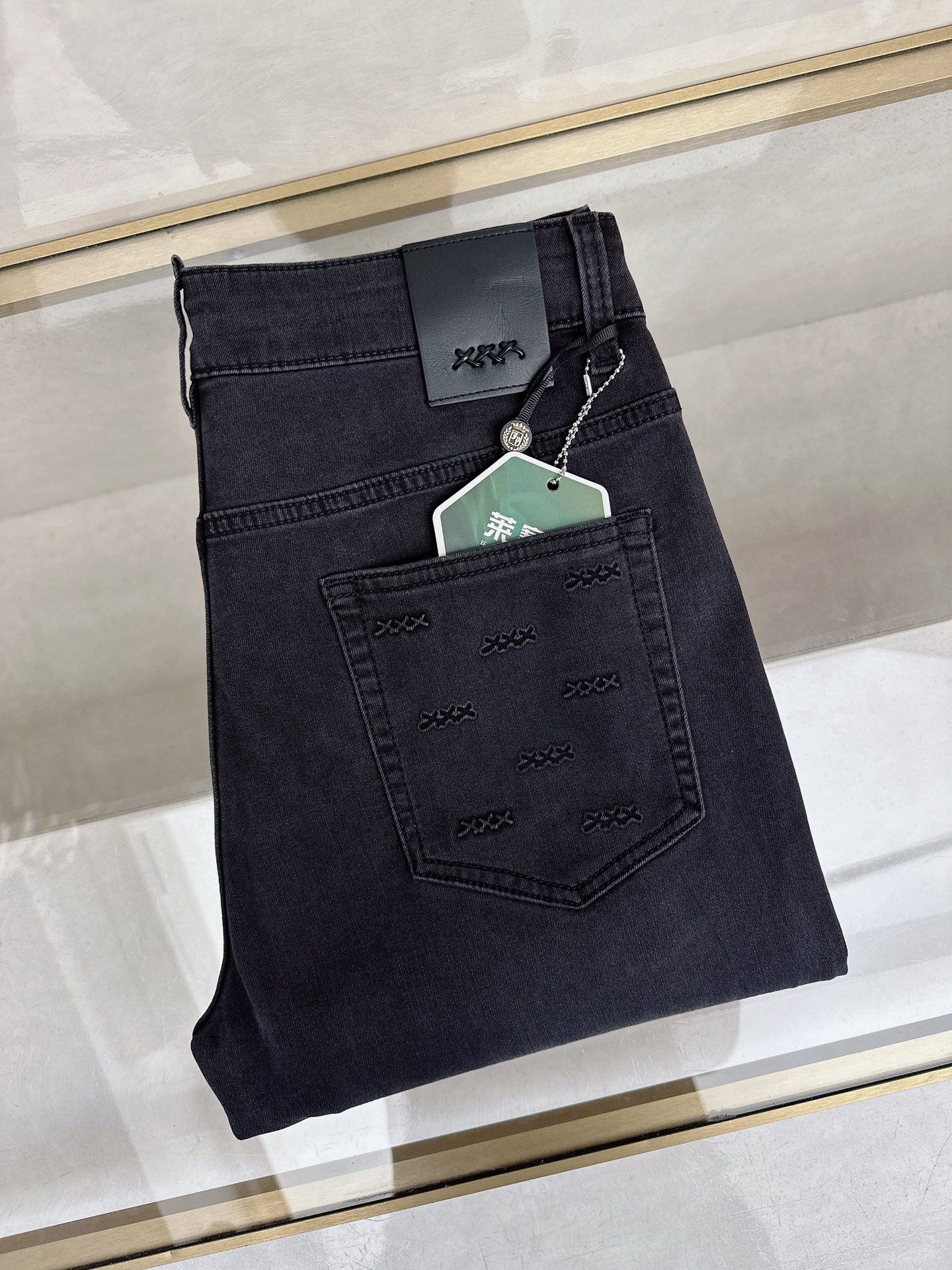 杰尼亚 2026春夏🔥🔥新款现货上市，原单爆款牛仔裤👖超级定制款，原版五金，超级重工工艺，版型超赞👍细节