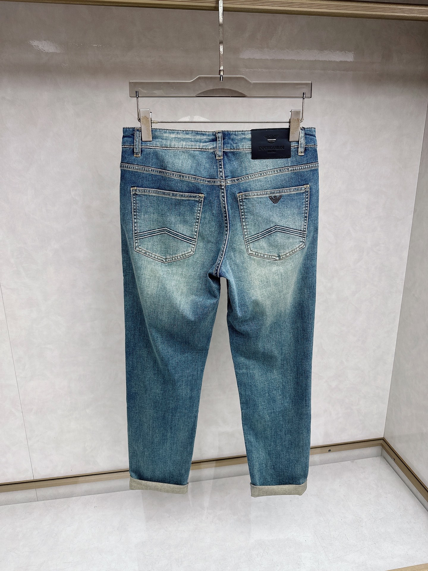 阿玛尼 2026春夏🔥🔥新款现货上市，原单爆款牛仔裤👖超级定制款，原版五金，超级重工工艺，版型超赞👍细节