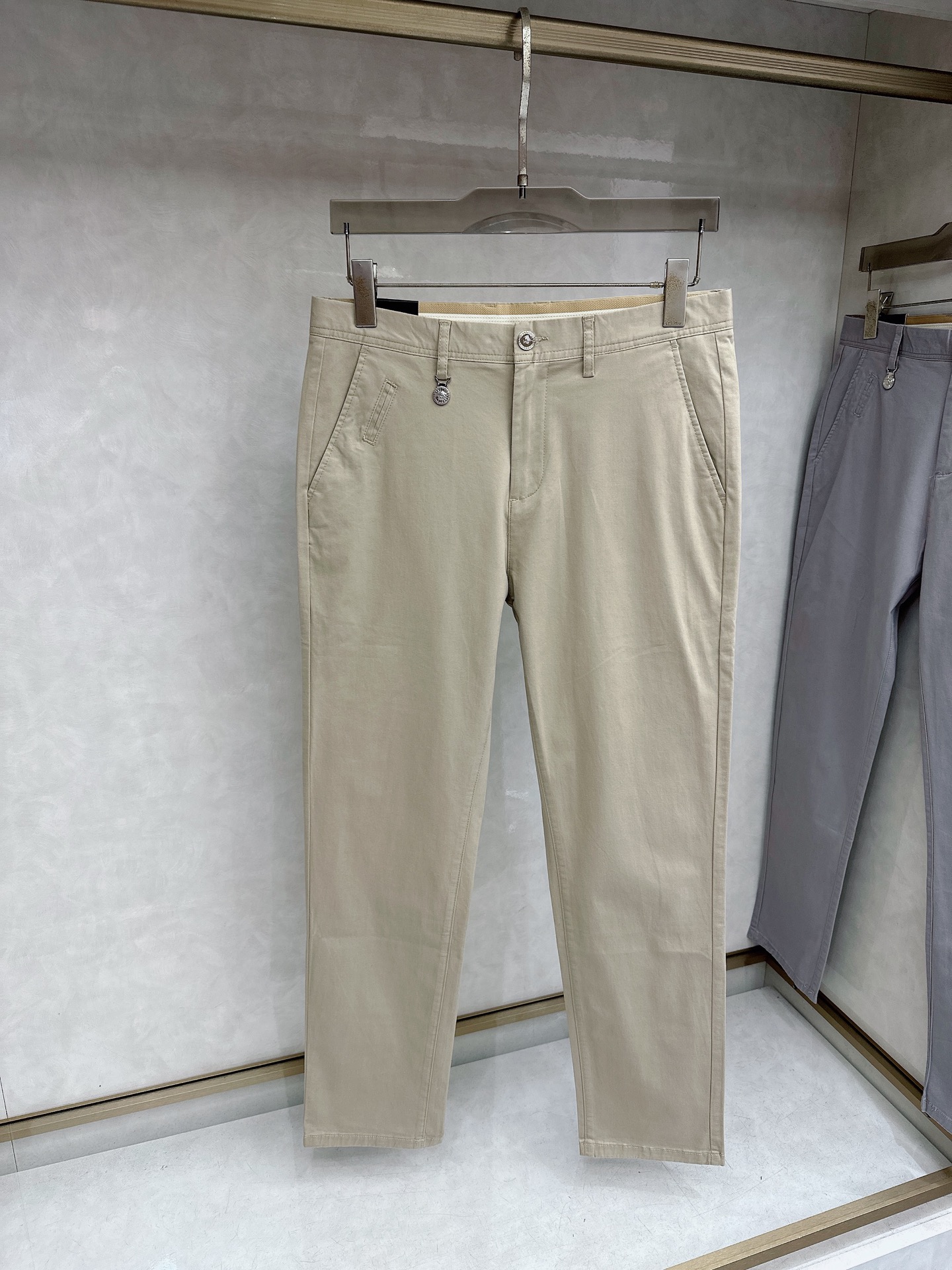 范思哲2026春夏亚洲系列最新款！高端狠货 高端订制修身商务休闲裤西裤 原版五金 日常商务休闲都完全适用