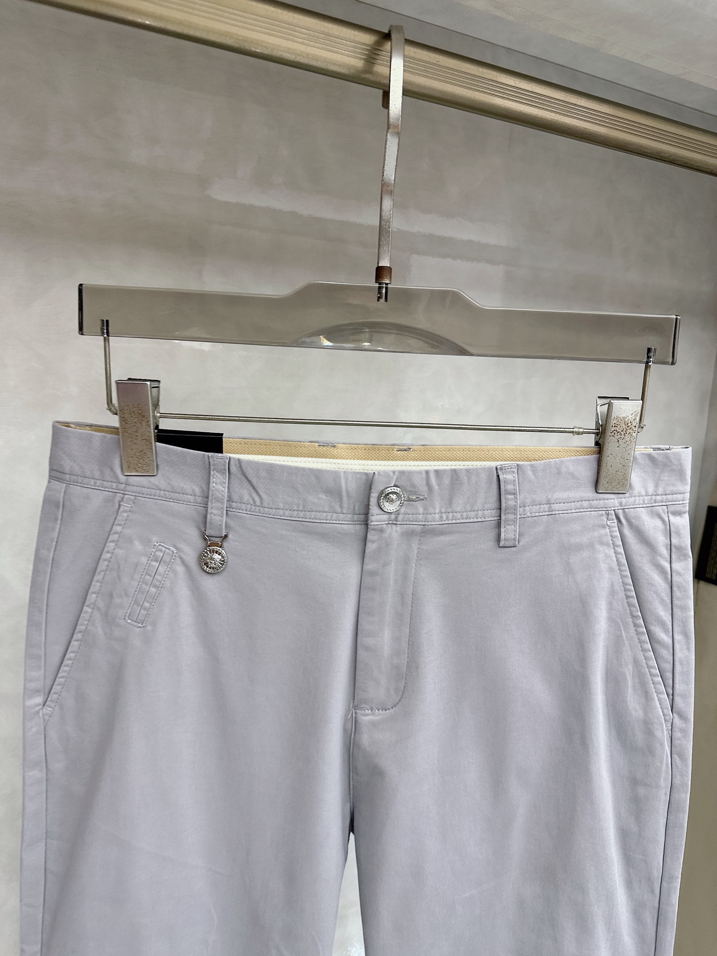 范思哲2026春夏亚洲系列最新款！高端狠货 高端订制修身商务休闲裤西裤 原版五金 日常商务休闲都完全适用