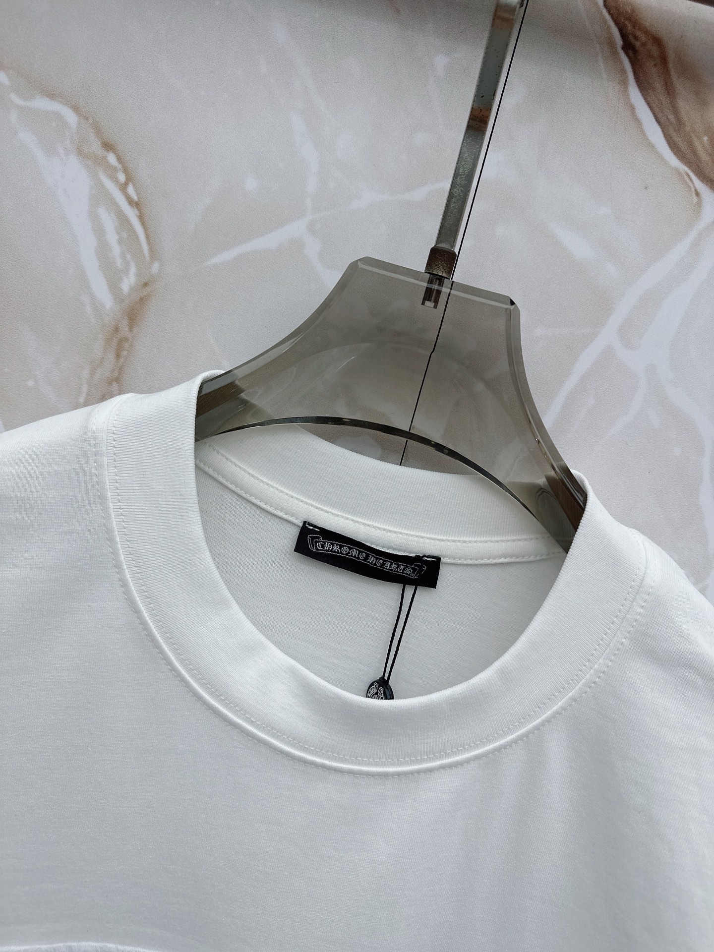 克罗心 2026春夏新款首发最新款短袖圆领T恤 高端订制 设计前卫时尚！品牌logo重工艺设计 高端定制