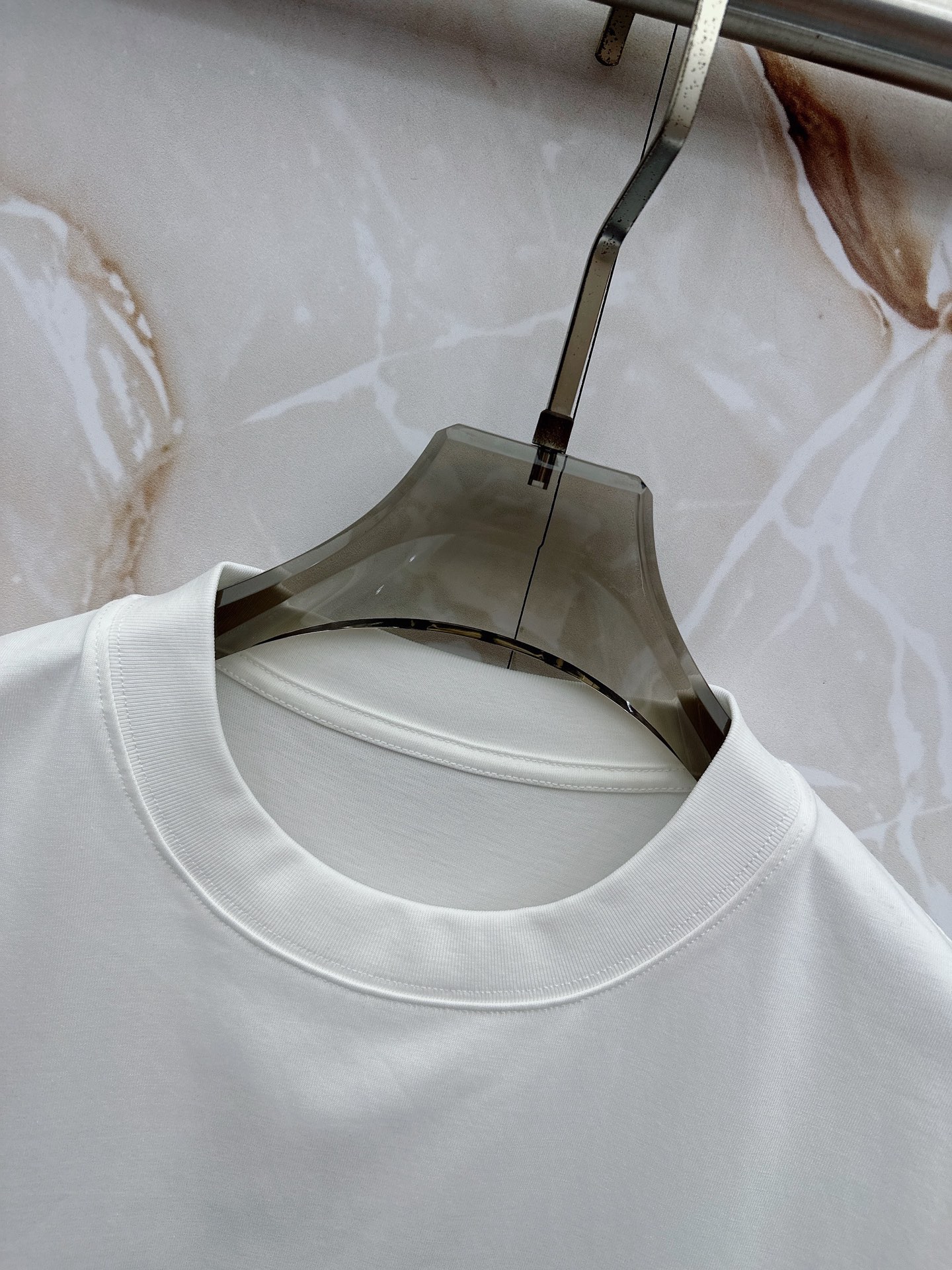 克罗心 2026春夏新款首发最新款短袖圆领T恤 高端订制 设计前卫时尚！品牌logo重工艺设计 高端定制