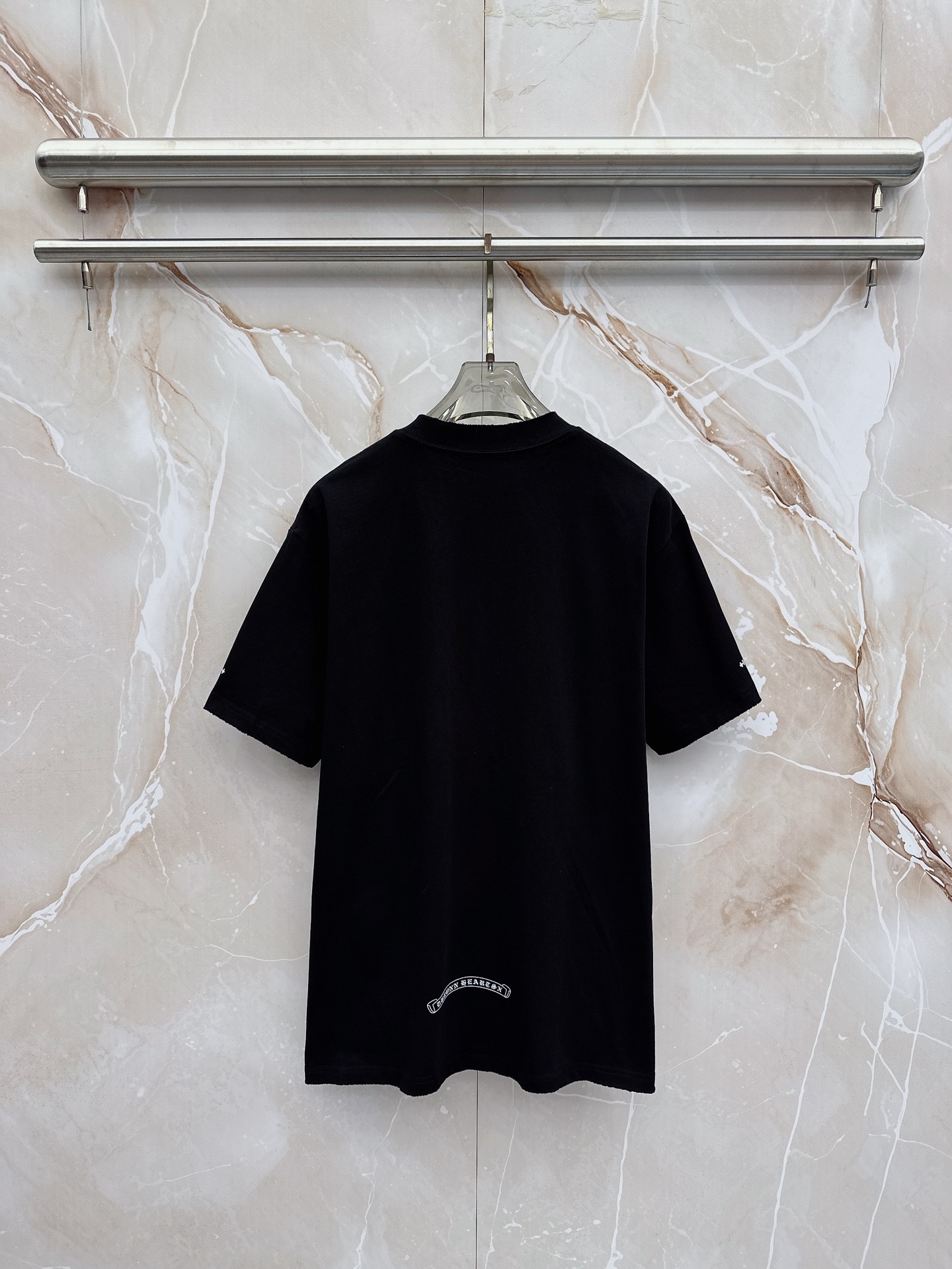 克罗心 2026春夏新款首发最新款短袖圆领T恤 高端订制 设计前卫时尚！品牌logo重工艺设计 高端定制