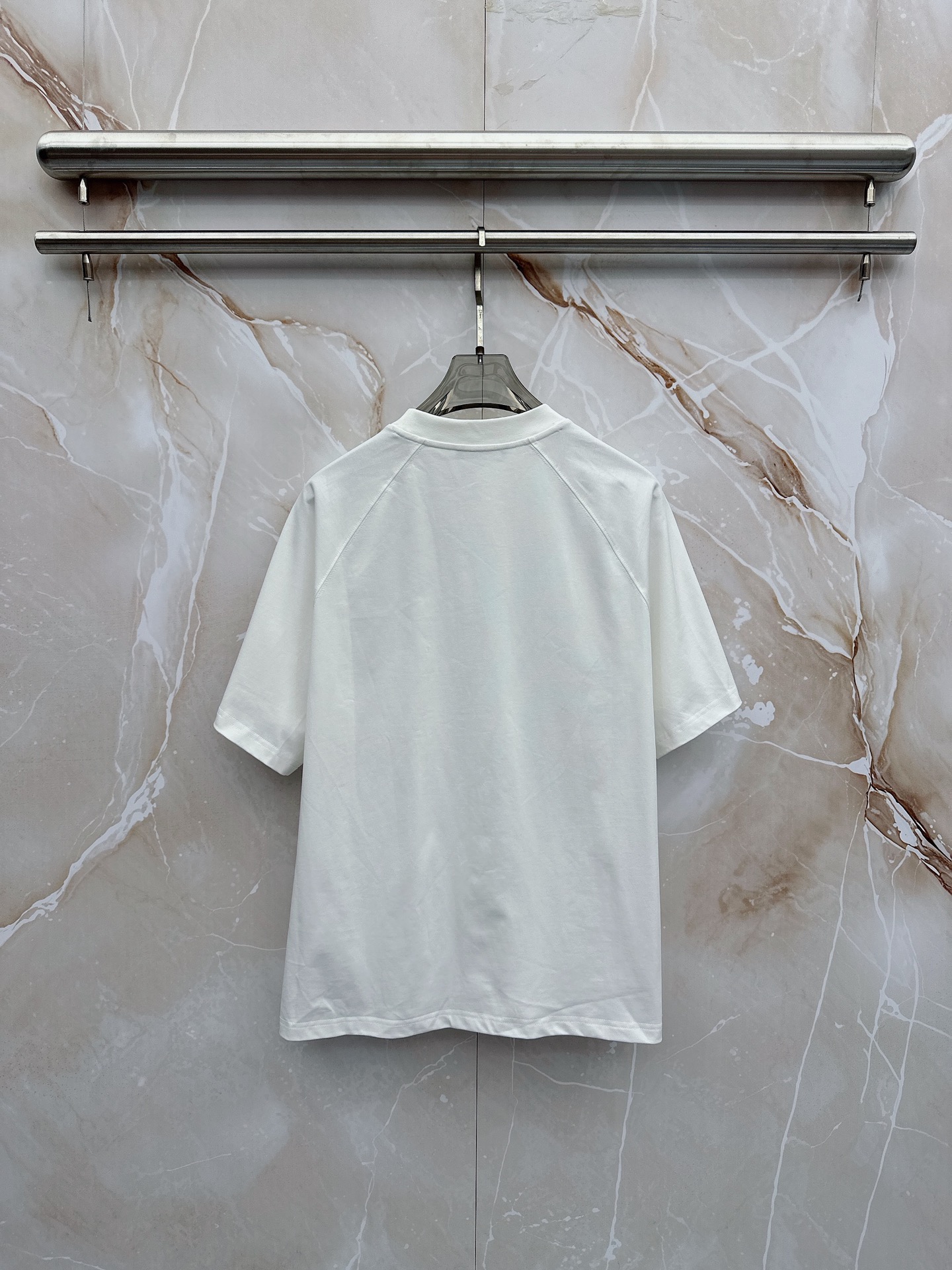 克罗心 2026春夏新款首发最新款短袖圆领T恤 高端订制 设计前卫时尚！品牌logo重工艺设计 高端定制