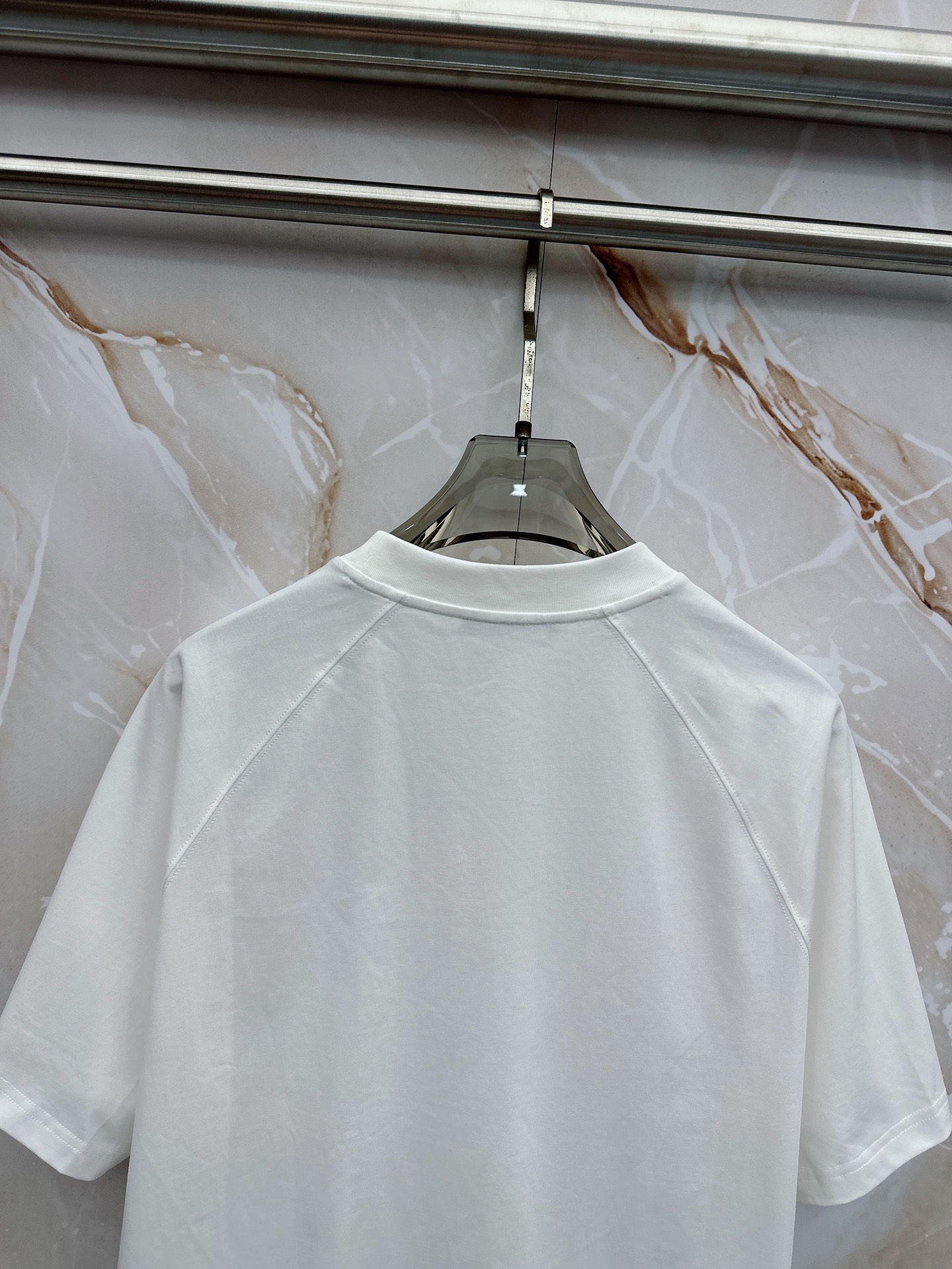 克罗心 2026春夏新款首发最新款短袖圆领T恤 高端订制 设计前卫时尚！品牌logo重工艺设计 高端定制