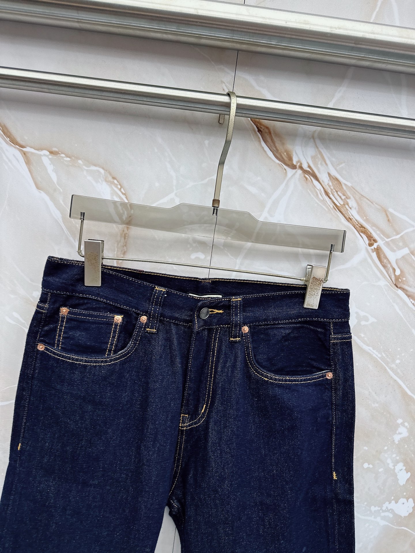 GUGCI古倚 ss 夏季 订制不褪色牛仔蓝短裤🔈弹力面料 微阔版型 必推产品面料 拨印标志性LOGO设