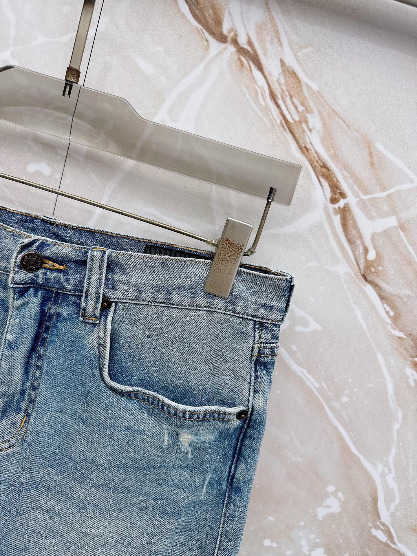 DG 2026早春最新款牛仔短裤 柜台同步发售 原版定制 客供五金辅料 原单品质 进口牛仔面料高弹力 重