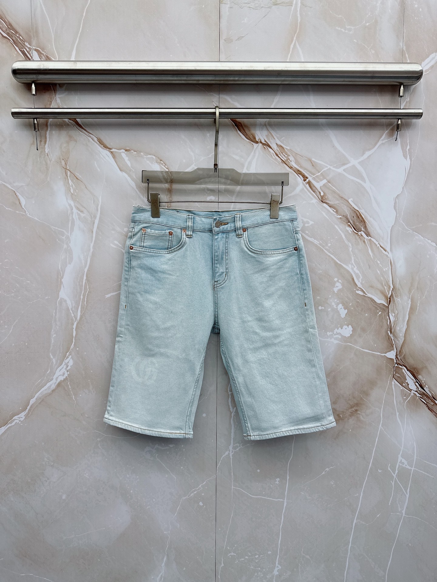 古奇 2026早春最新款牛仔短裤 柜台同步发售 原版定制 客供五金辅料 原单品质 进口牛仔面料高弹力 重