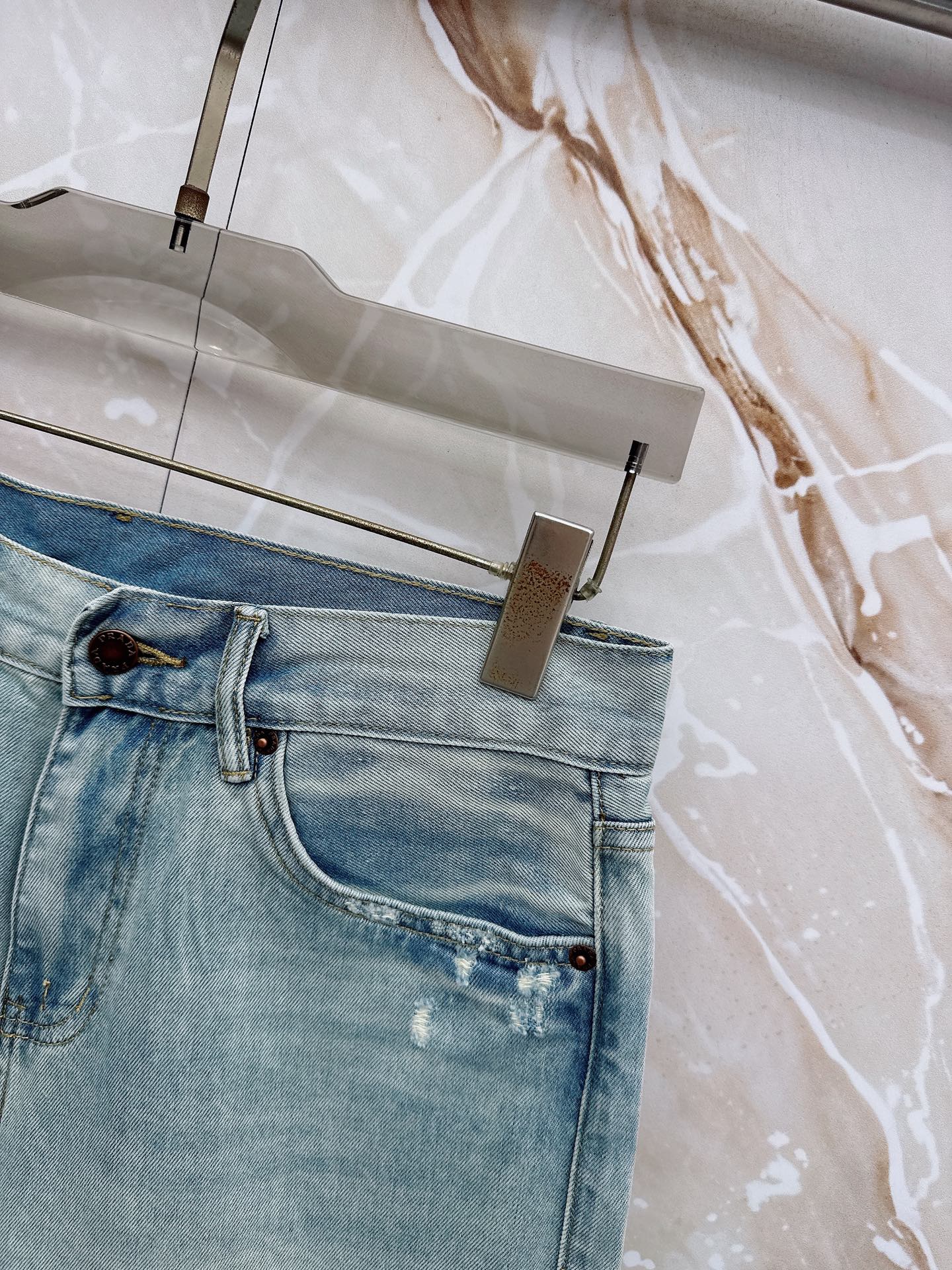 普拉达 2026早春最新款牛仔短裤 柜台同步发售 原版定制 客供五金辅料 原单品质 进口牛仔面料高弹力 