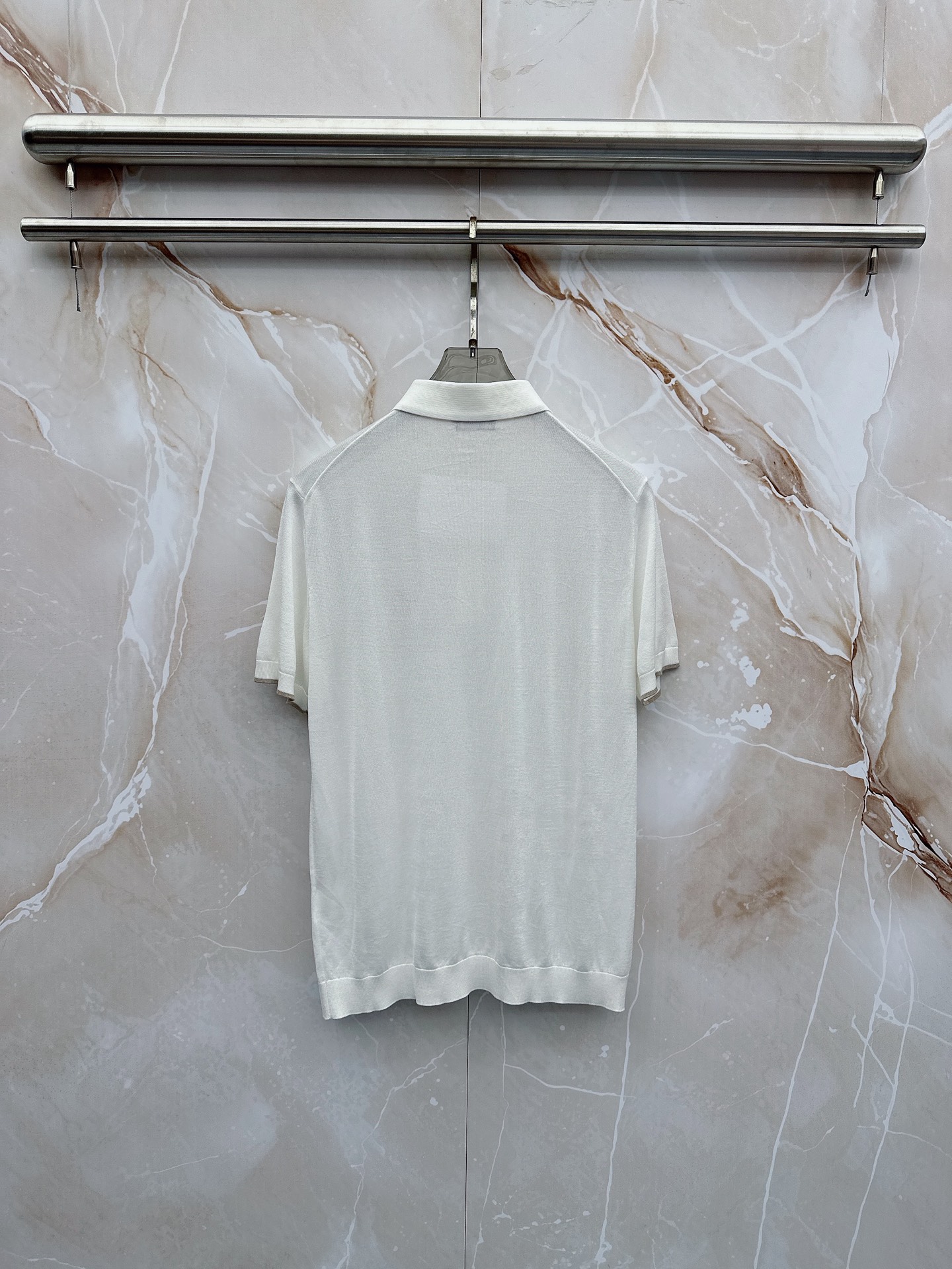 BC 26SS春夏新款桑蚕丝天丝混纺针织翻领短Tee，男士经典徽章刺绣商务休闲针织短袖Polo衫！贸易公